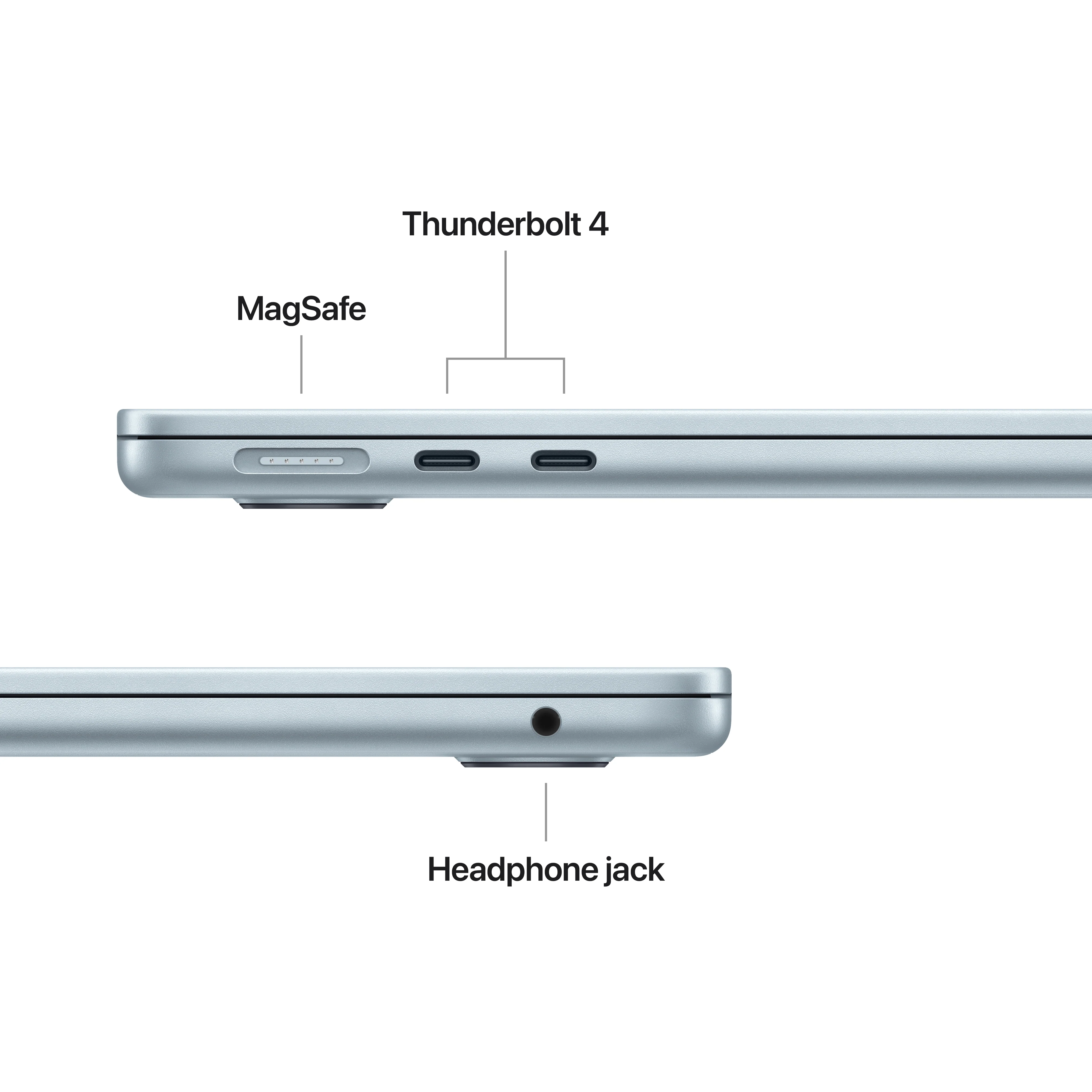 13-inch MacBook Air: Apple M4 chip with 10-core CPU and 8-core GPU, 256GB SSD - Sky Blue - Image 7