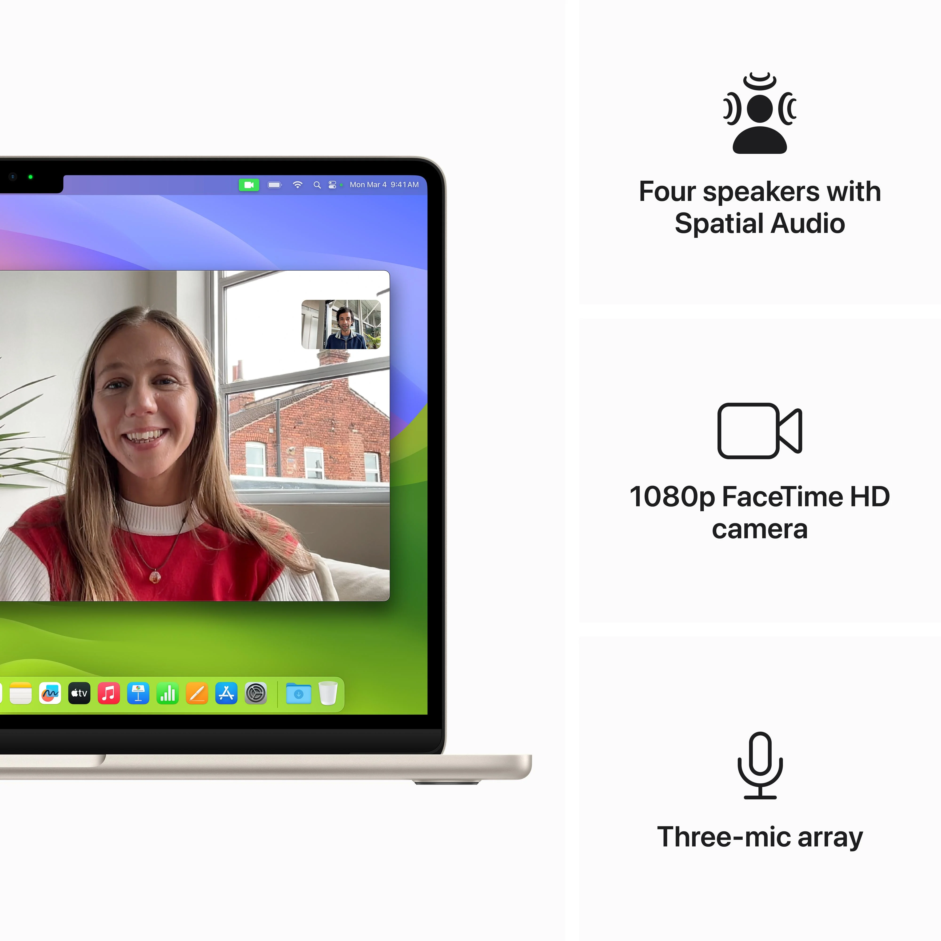 13-inch MacBook Air: Apple M3 chip with 8?core CPU and 10?core GPU, 512GB SSD - Starlight - Image 6
