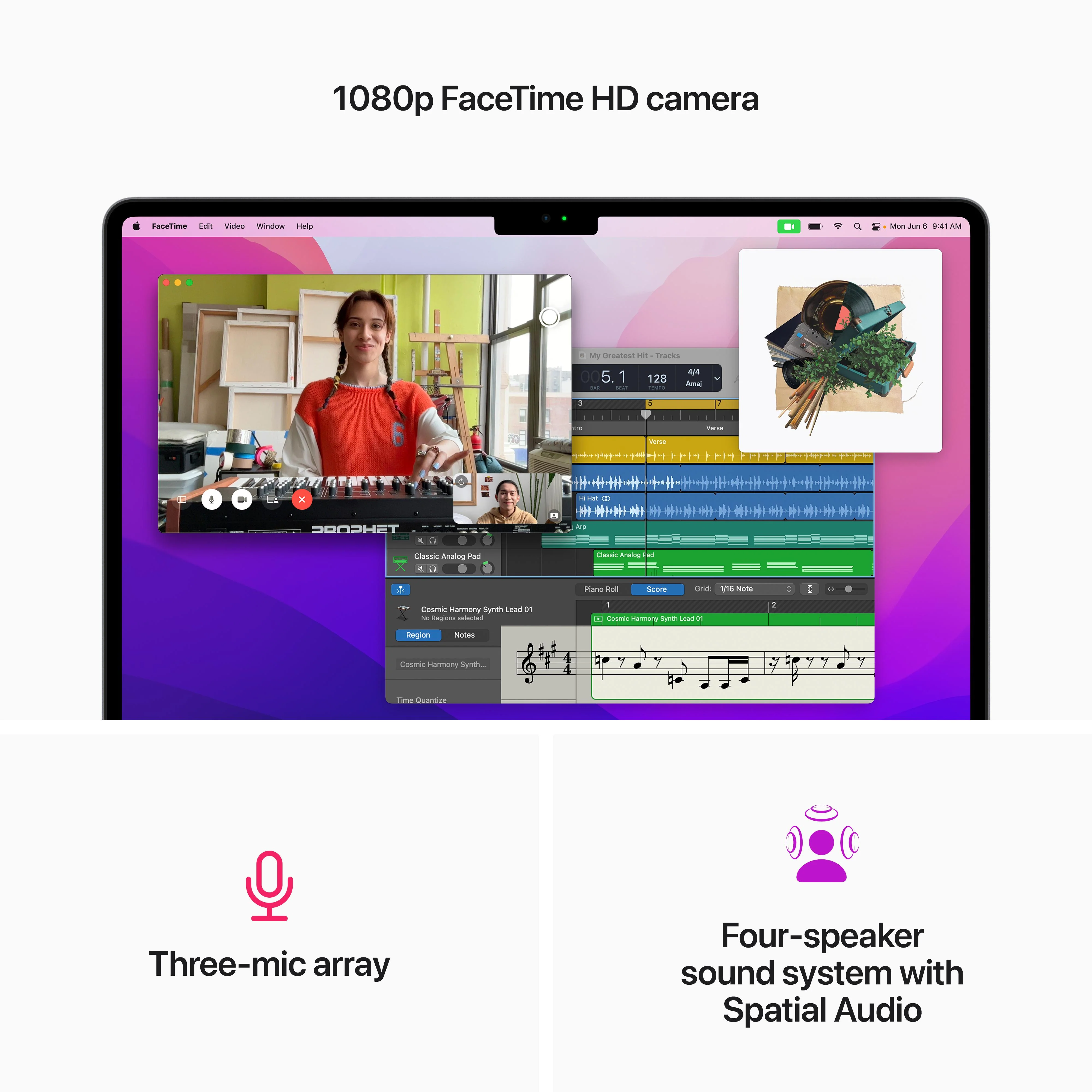 13-inch MacBook Air: Apple M2 chip with 8-core CPU and 10-core GPU, 512GB SSD - Space Grey - Image 6