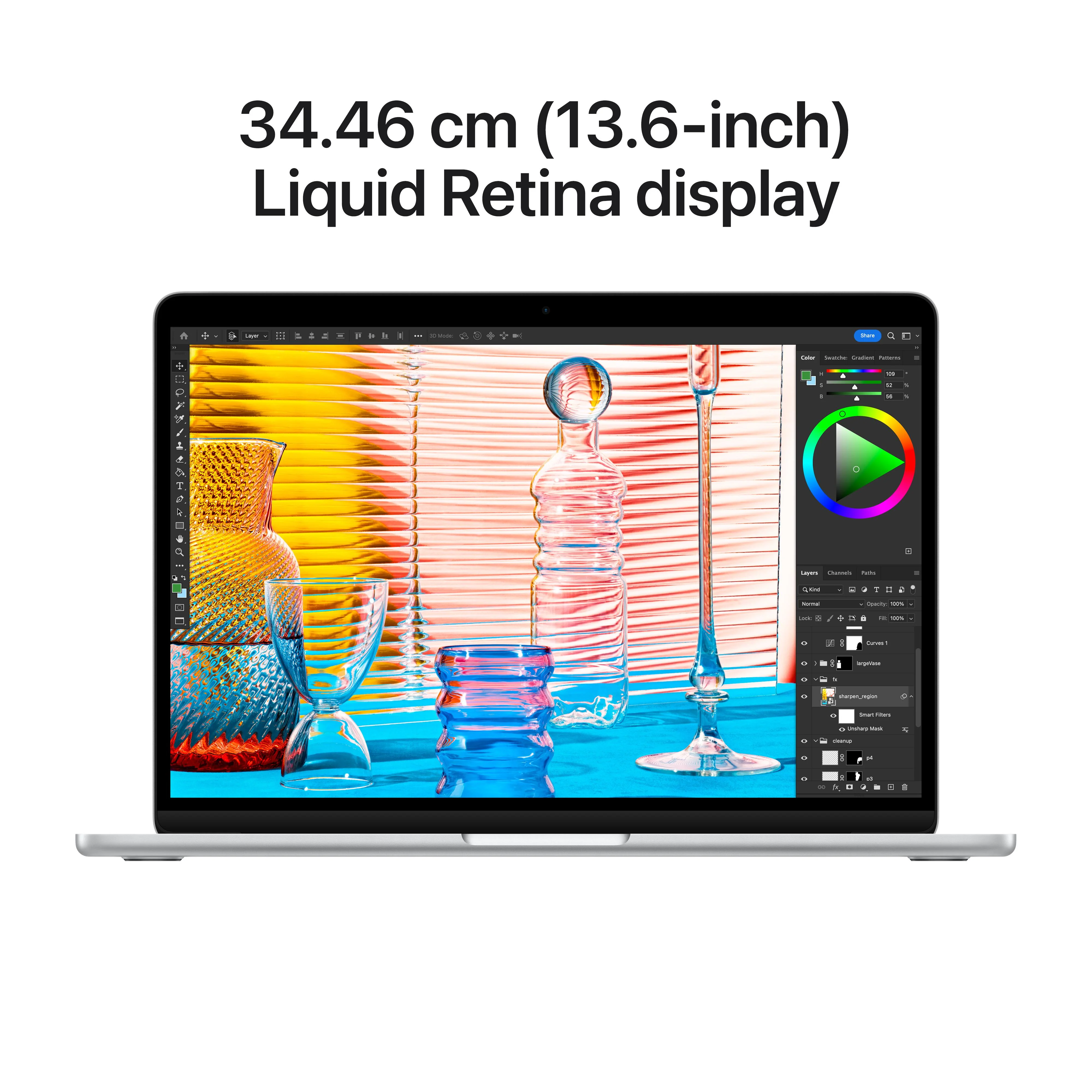 13-inch MacBook Air: Apple M2 chip with 8, core CPU and 8, core GPU, 256GB SSD - Silver - Image 5