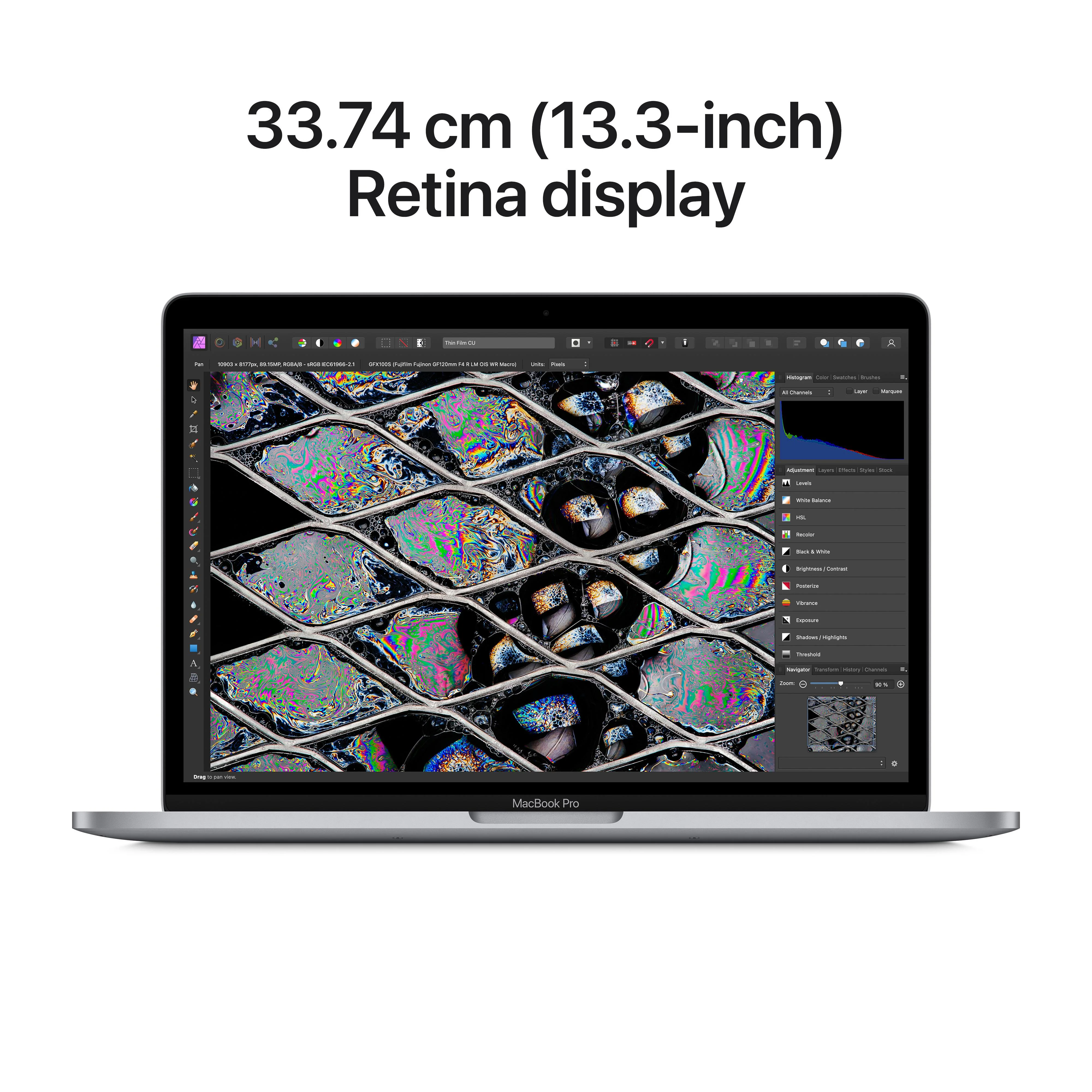 13-inch MacBook Pro: Apple M2 chip with 8?core CPU and 10?core GPU, 512GB SSD - Space Grey - Image 4
