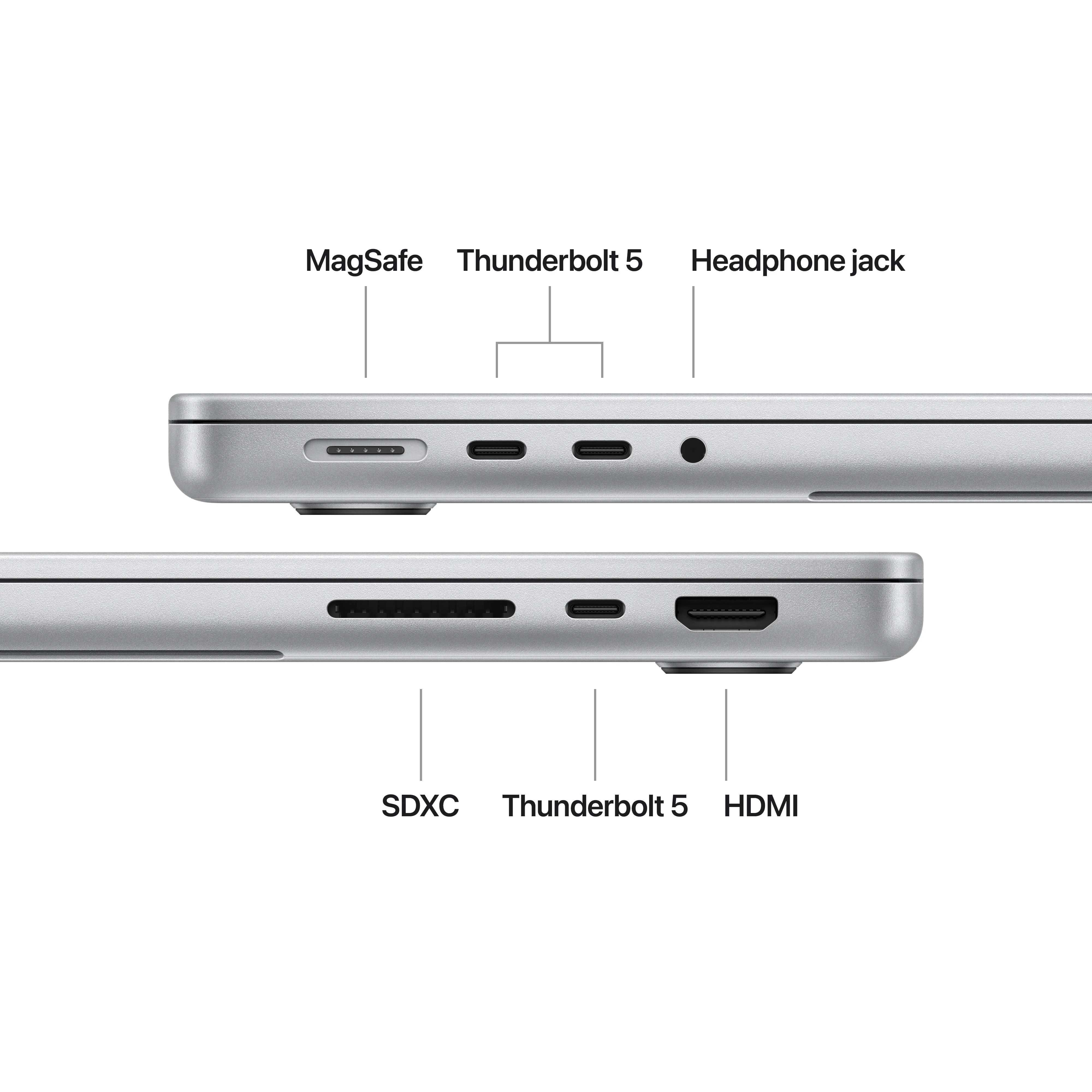 14-inch MacBook Pro: Apple M4 Pro chip with 14?core CPU and 20?core GPU, 1TB SSD - Silver - Image 7