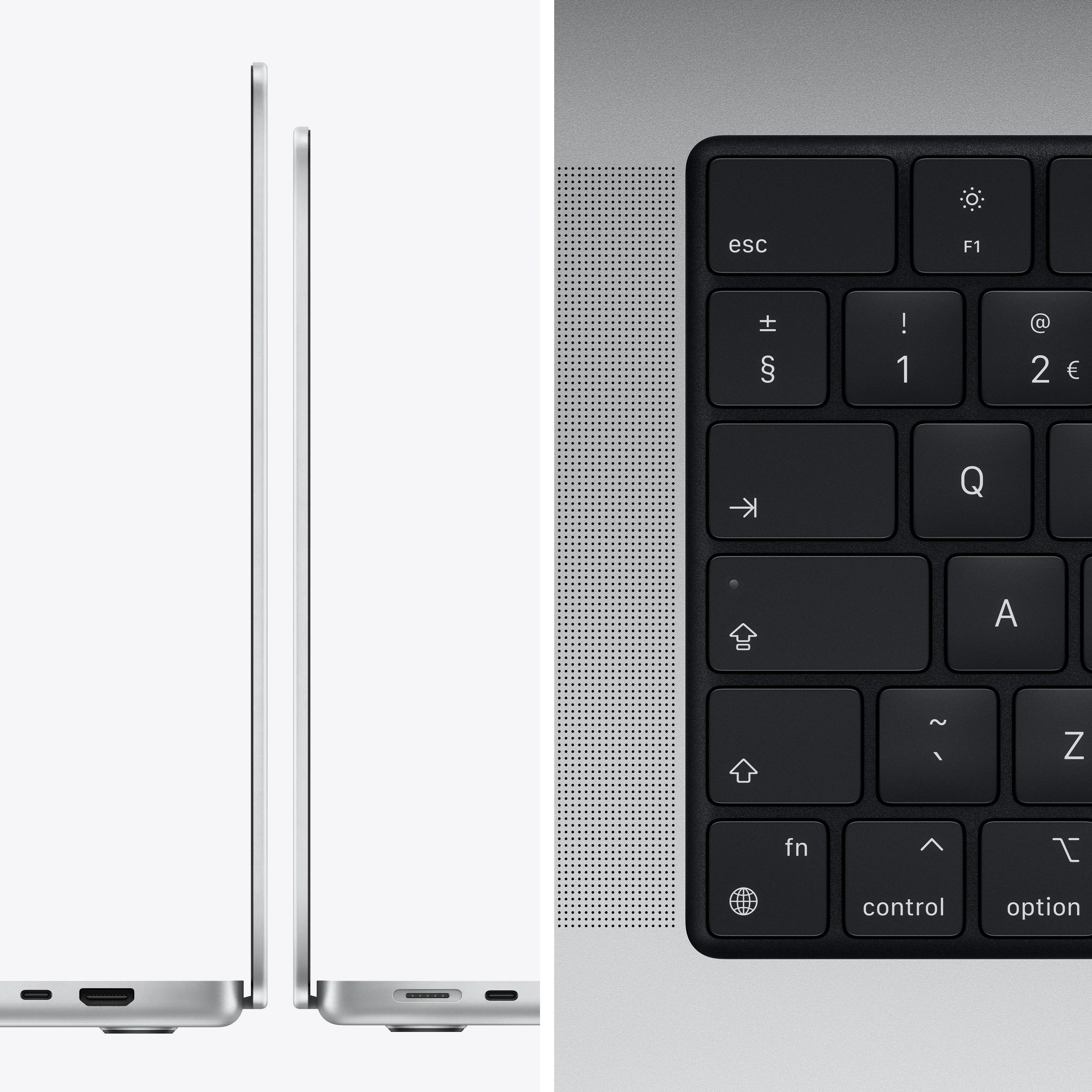 14-inch MacBook Pro: Apple M1 Pro chip with 10?core CPU and 16?core GPU, 1TB SSD - Silver - Image 4