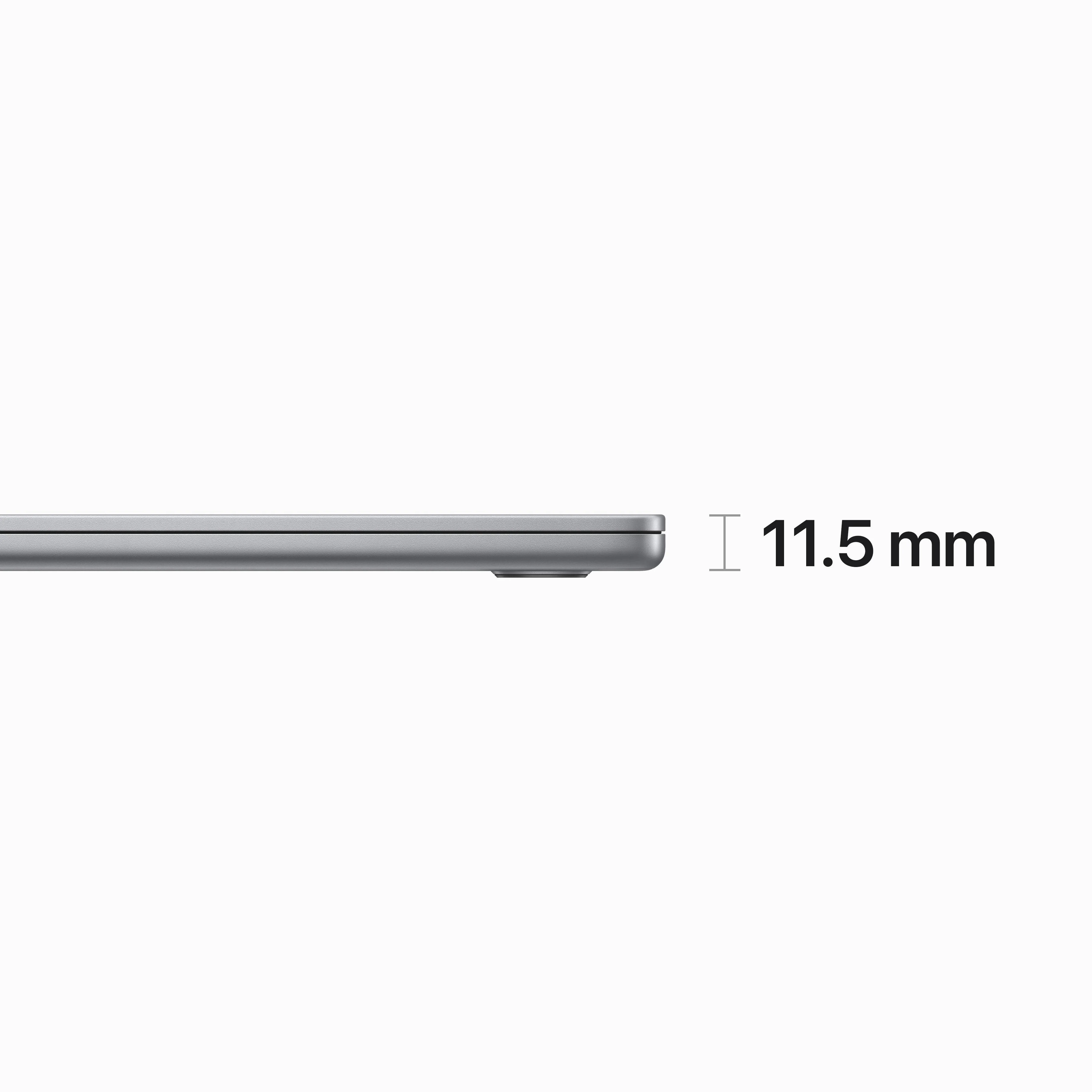 15-inch MacBook Air: Apple M2 chip with 8-core CPU and 10-core GPU, 512GB SSD - Space Grey - Image 3