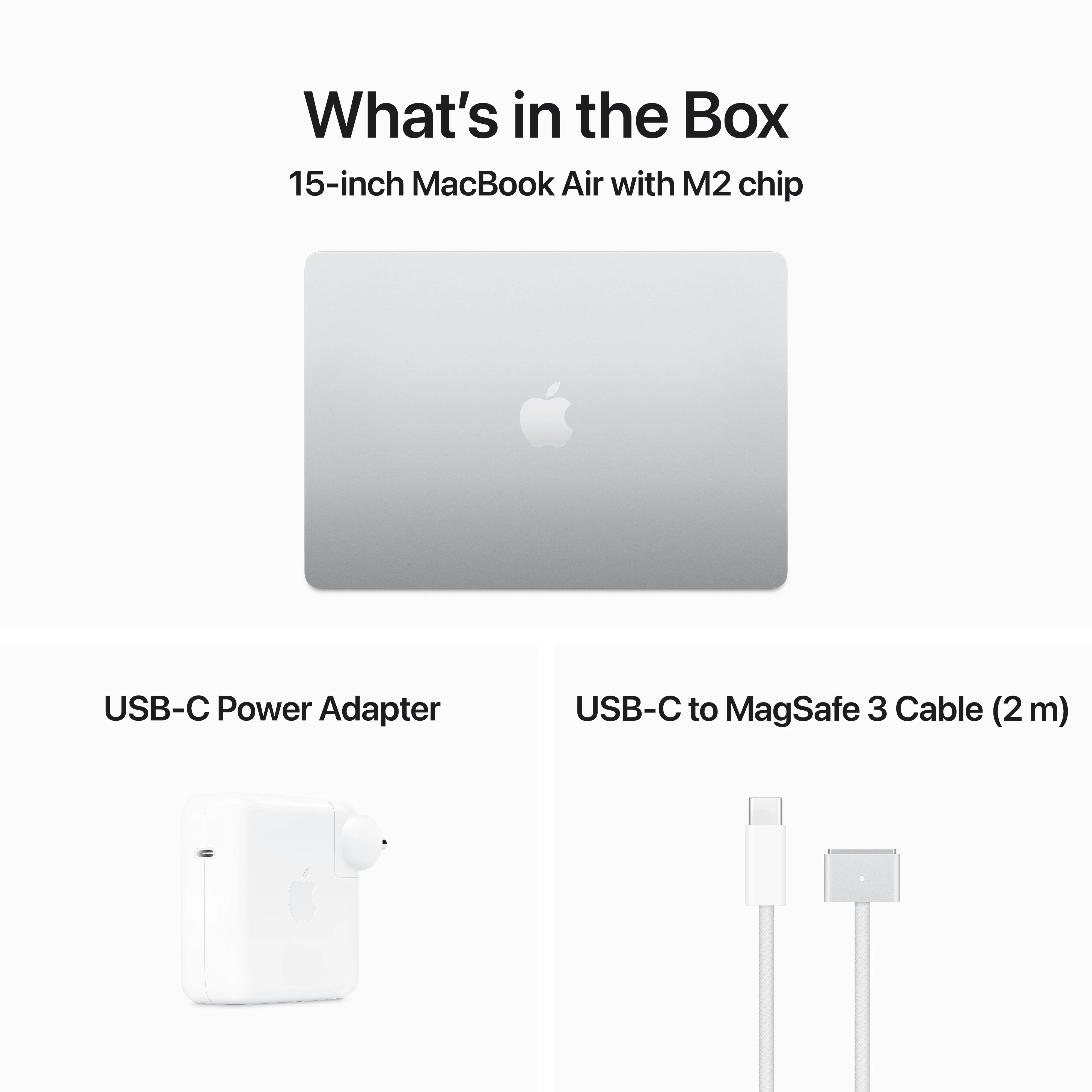 15-inch MacBook Air: Apple M2 chip with 8-core CPU and 10-core GPU, 512GB SSD - Silver - Image 12