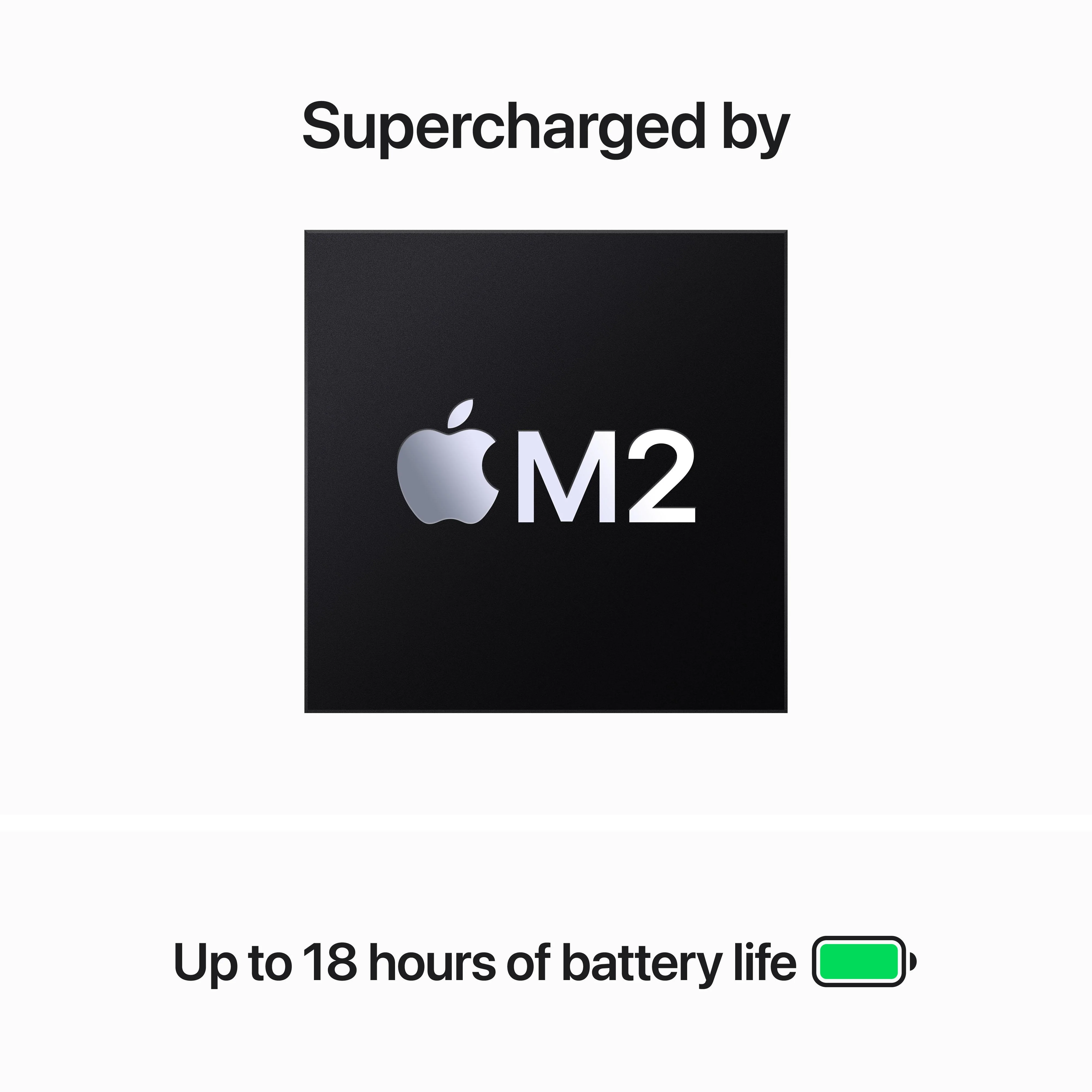 15-inch MacBook Air: Apple M2 chip with 8-core CPU and 10-core GPU, 512GB SSD - Silver - Image 4