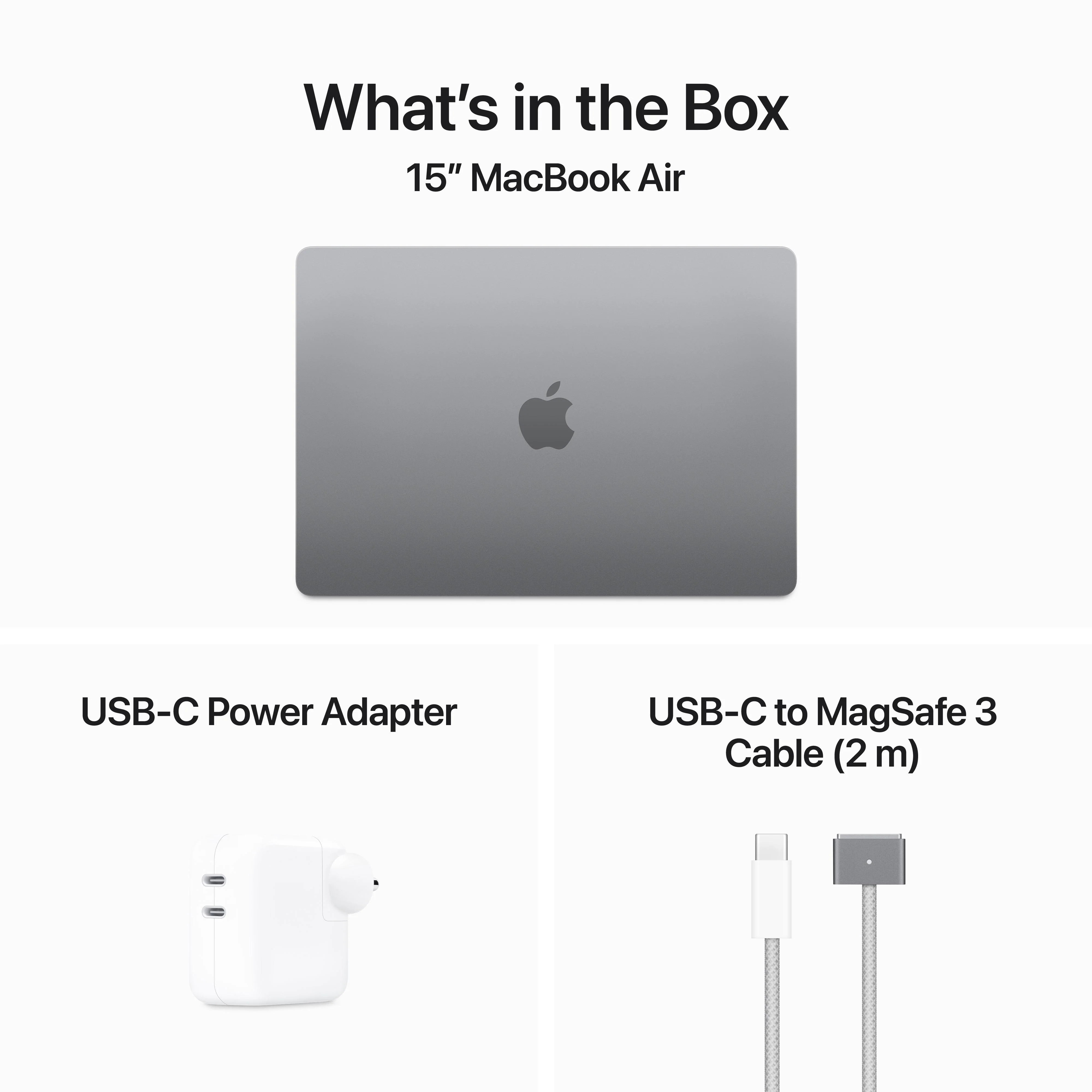 15-inch MacBook Air: Apple M3 chip with 8?core CPU and 10?core GPU, 512GB SSD - Space Grey - Image 9
