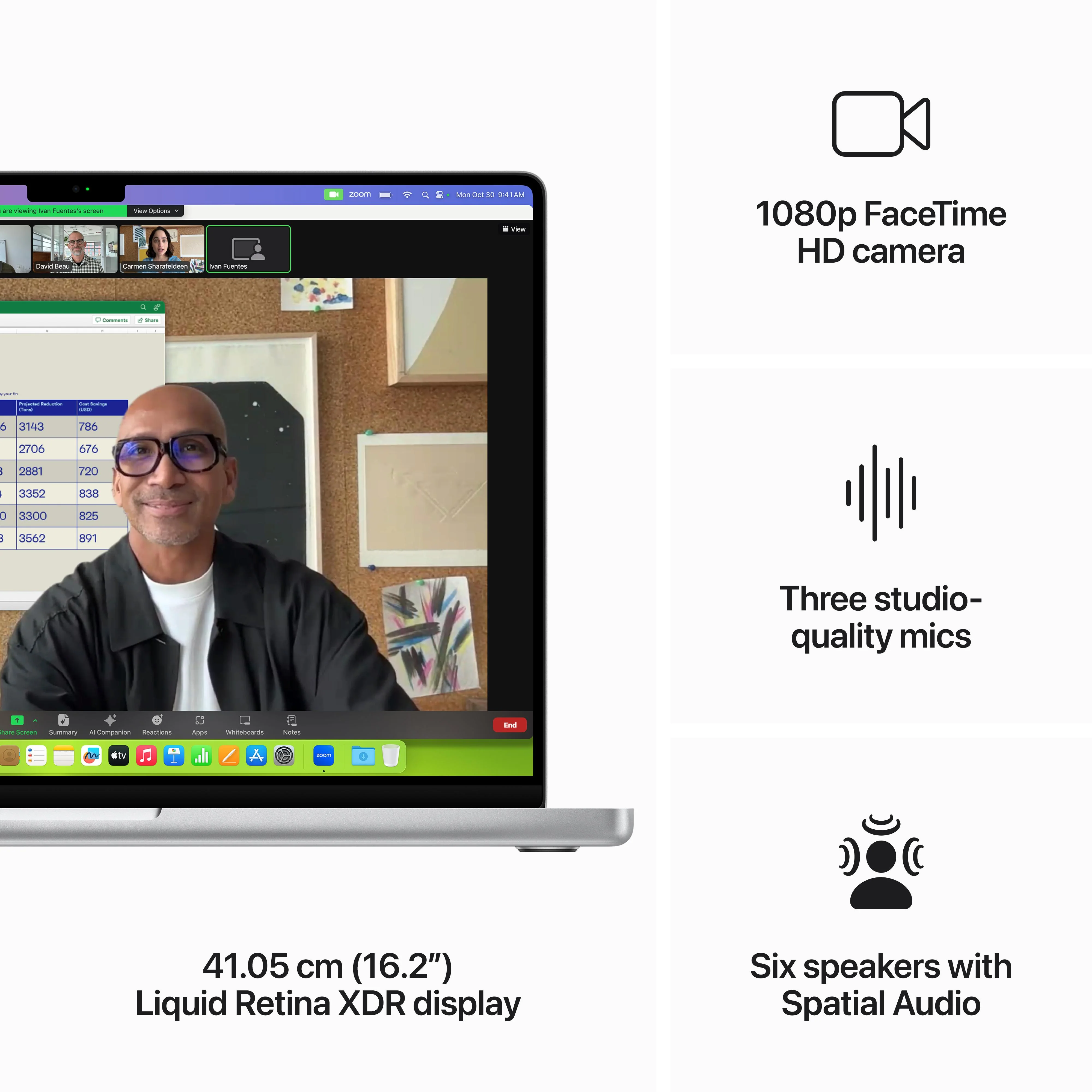 16-inch MacBook Pro: Apple M3 Pro chip with 12?core CPU and 18?core GPU, 512GB SSD - Silver - Image 5