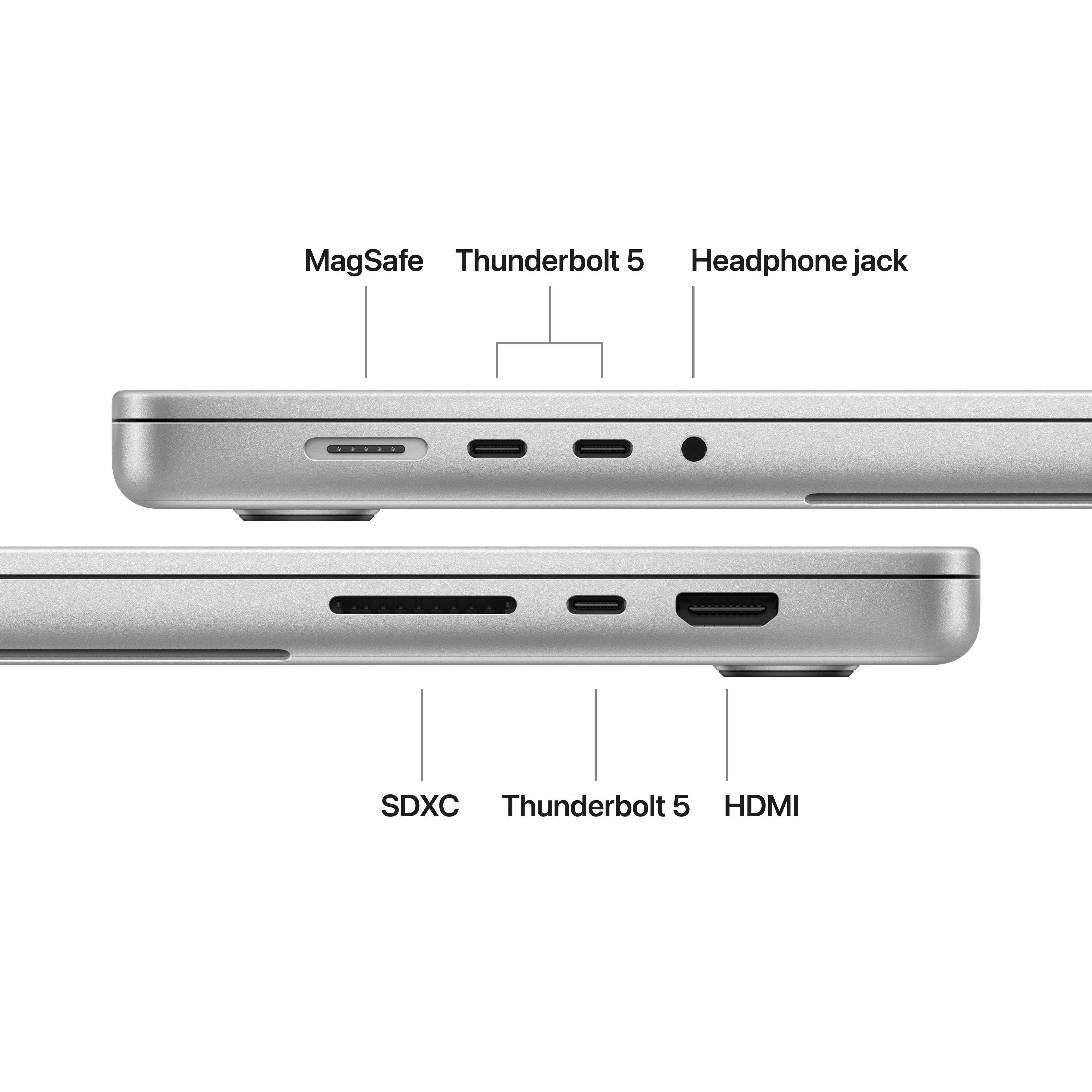 16-inch MacBook Pro: Apple M5 Pro chip with 18-core CPU and 20-core GPU, 1TB SSD - Silver - Image 7