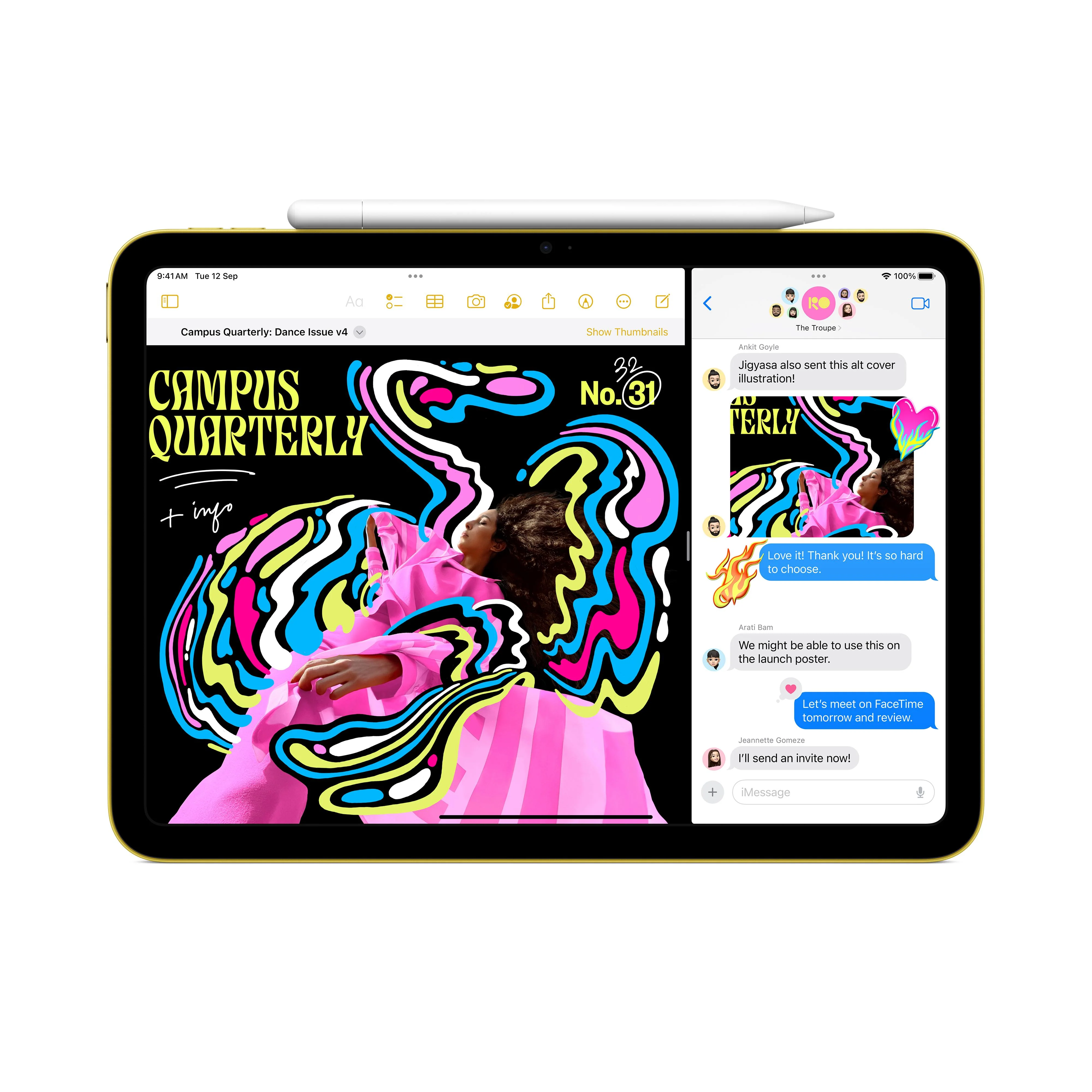 10.9-inch iPad Wi-Fi + Cellular 64GB - Yellow (10th generation) - Image 5