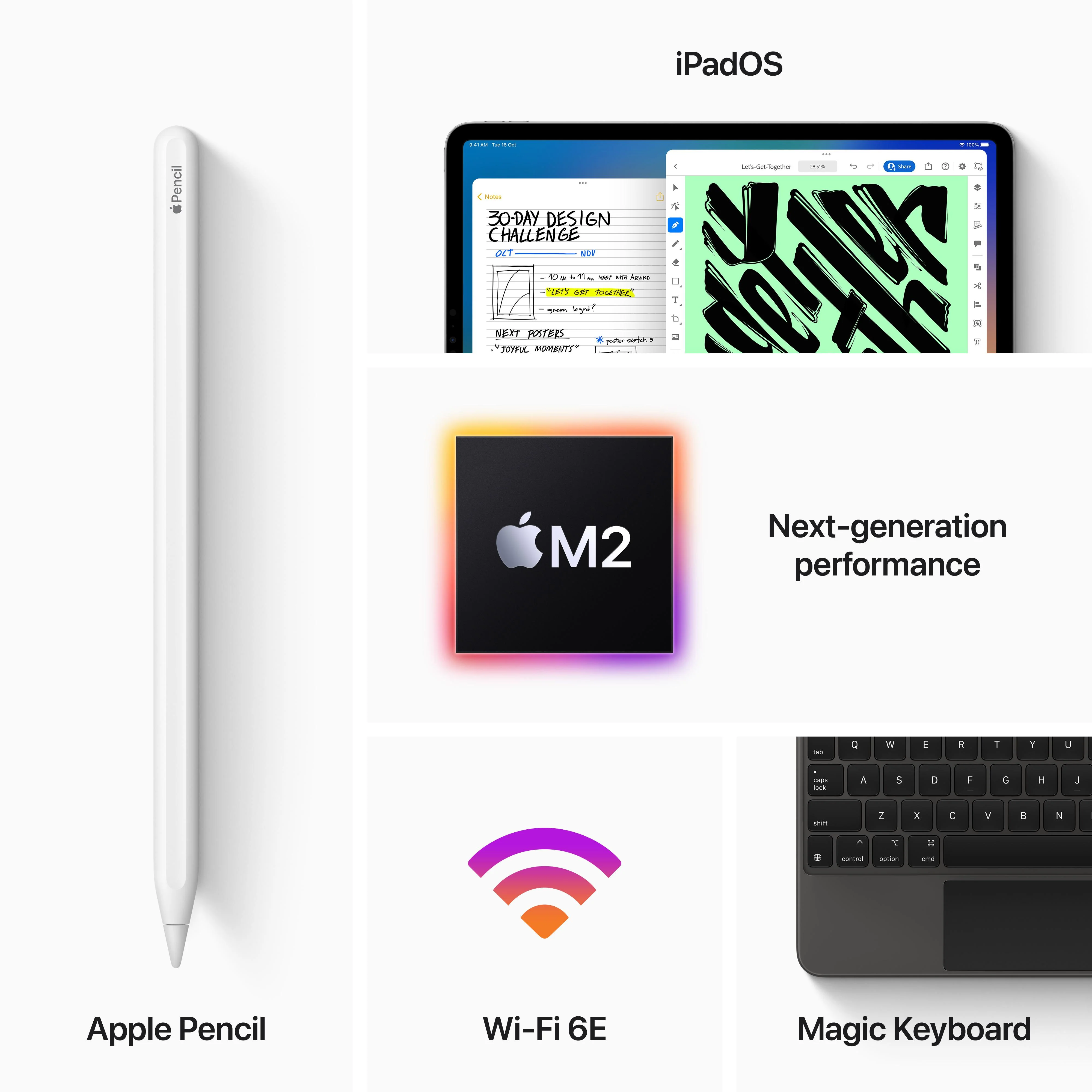 2022 11-inch iPad Pro Wi-Fi 512GB - Silver (4th generation) - Image 7