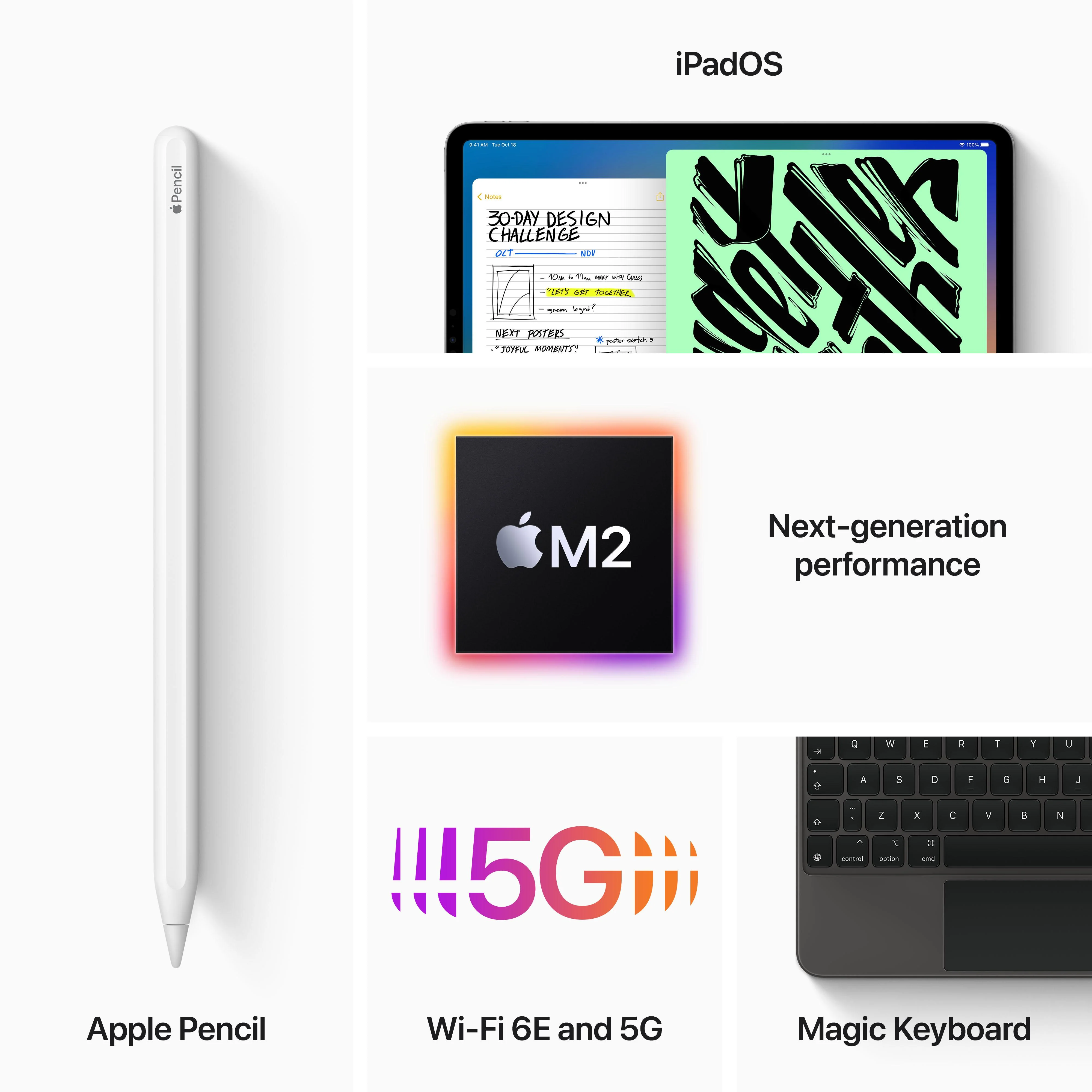 2022 12.9-inch iPad Pro Wi-Fi + Cellular 2TB - Space Grey (6th generation) - Image 7