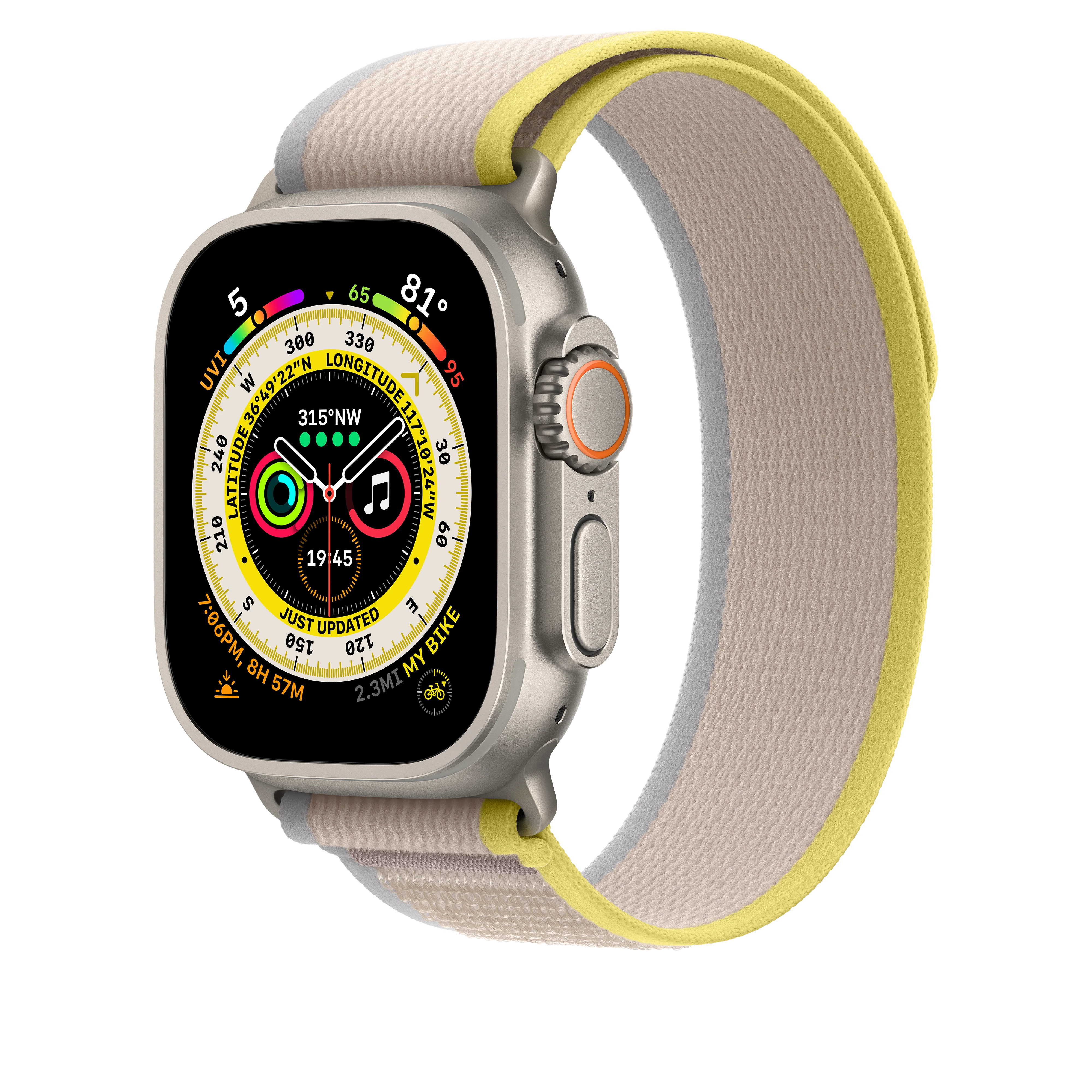 49mm Yellow/Beige Trail Loop -S/M - Image 2