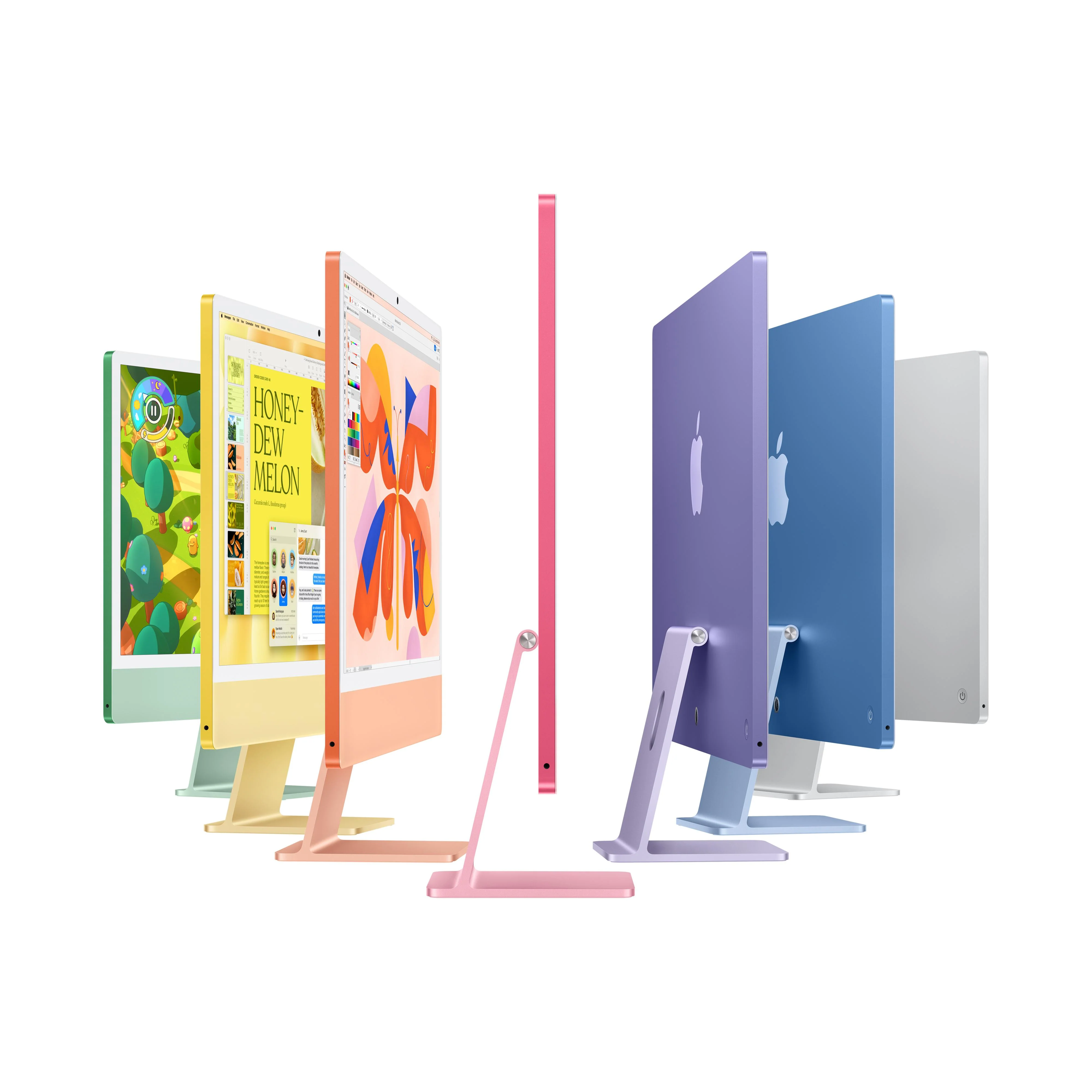 24-inch iMac with Retina 4.5K display: Apple M4 chip with 10-core CPU and 10-core GPU, 512GB SSD - Pink - Image 4
