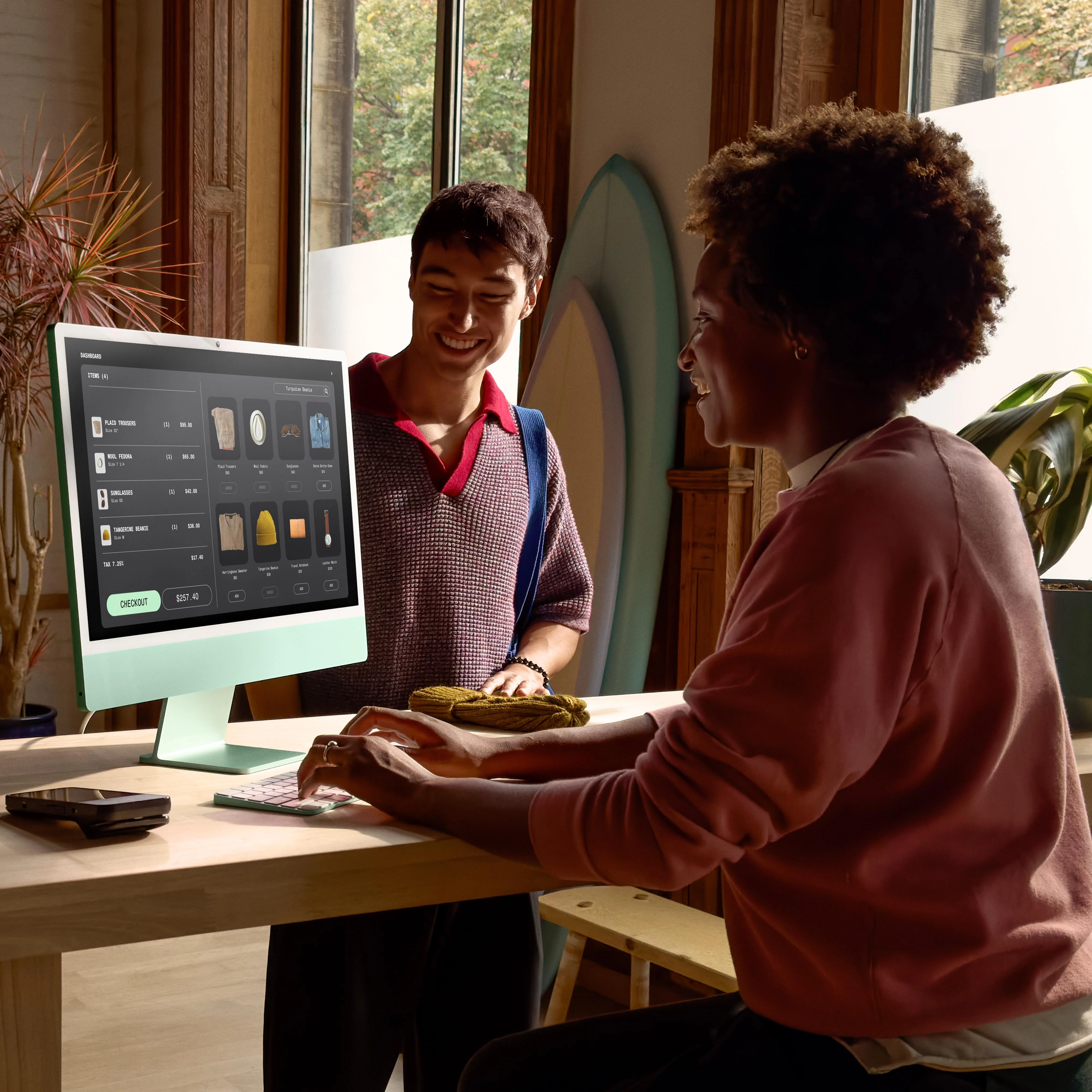 24-inch iMac with Retina 4.5K display: Apple M4 chip with 8-core CPU and 8-core GPU, 256GB SSD - Yellow - Image 8