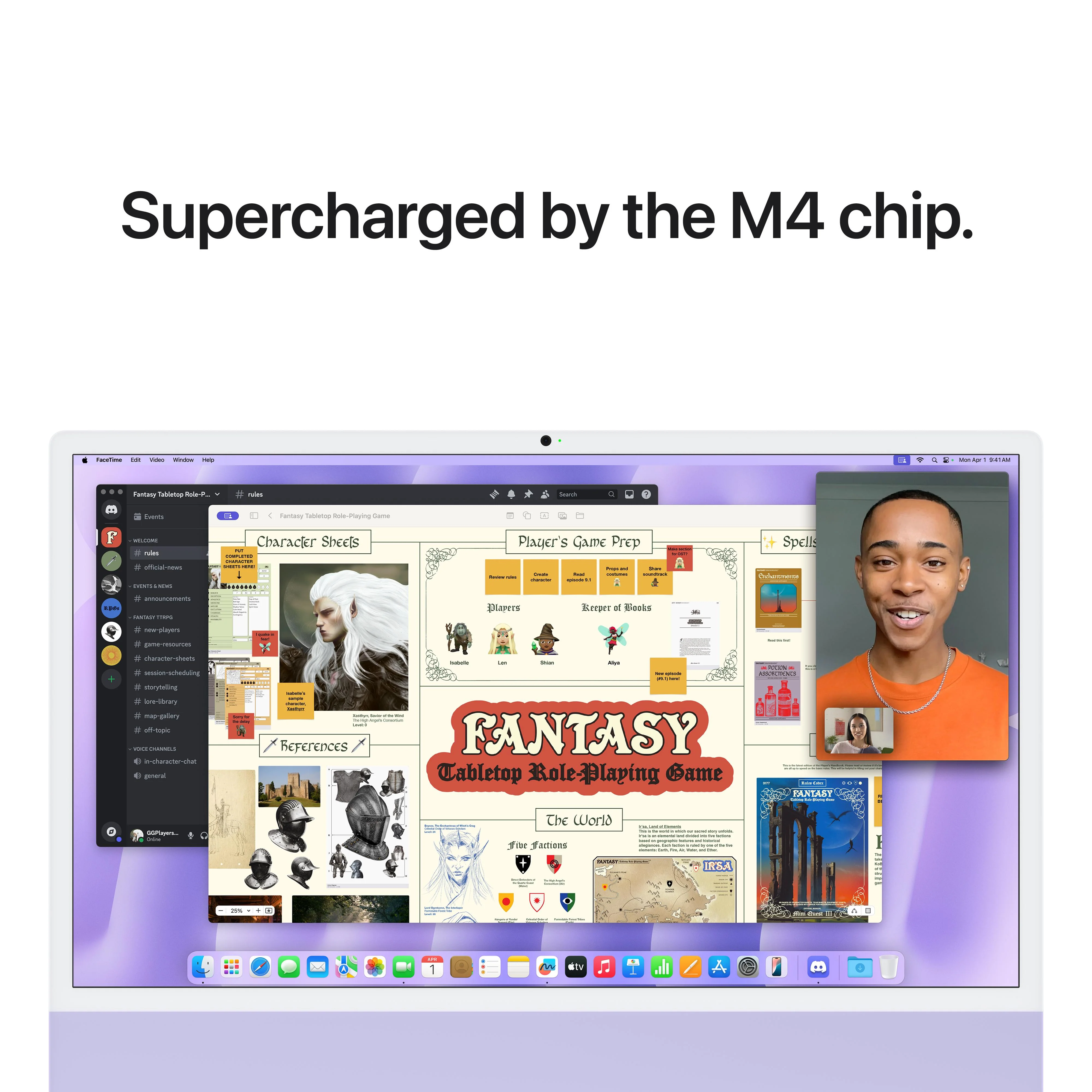 24-inch iMac with Retina 4.5K display: Apple M4 chip with 10-core CPU and 10-core GPU, 256GB SSD - Purple - Image 6