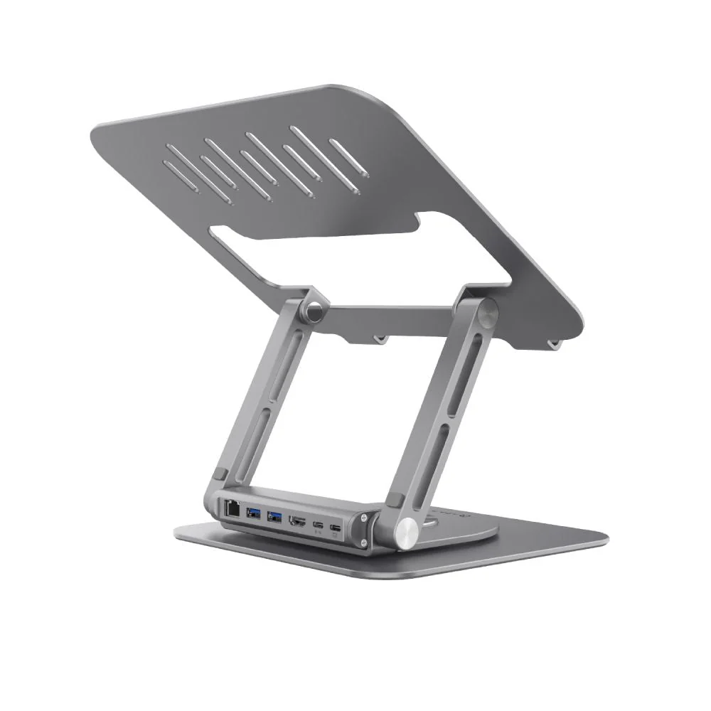 ADAM Elements Casa Hub Stand Pro-USB-C 6-in-1 Laptop - Black - Image 3