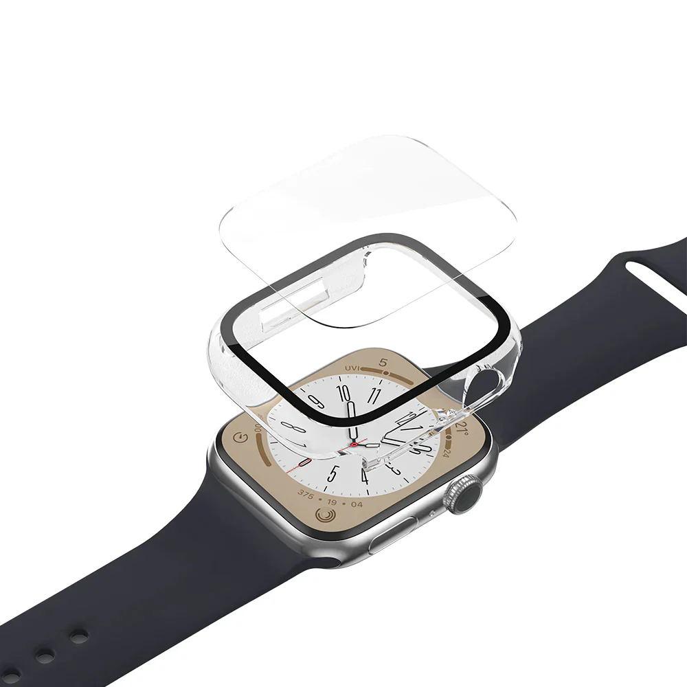AmazingThing Marsix Case for Apple Watch 8 45mm - Clear - Image 2