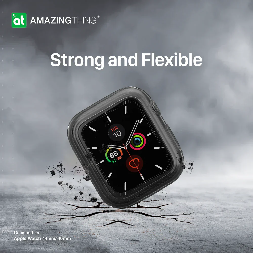 AmazingThing OUTRE Case with Screen Protector for Apple Watch 40mm - Clear - Image 6