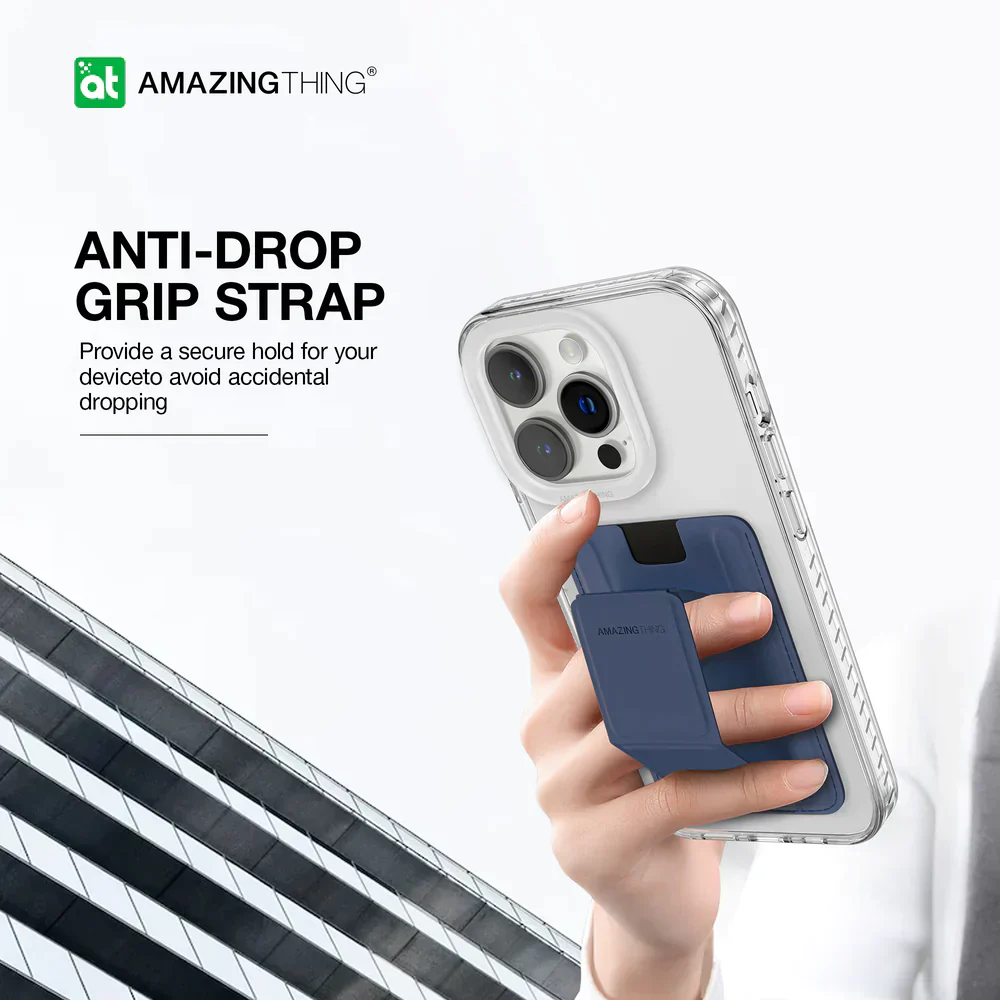 AmazingThing Titan Wallet Set for iPhone 15 Pro Max - Blue - Image 5