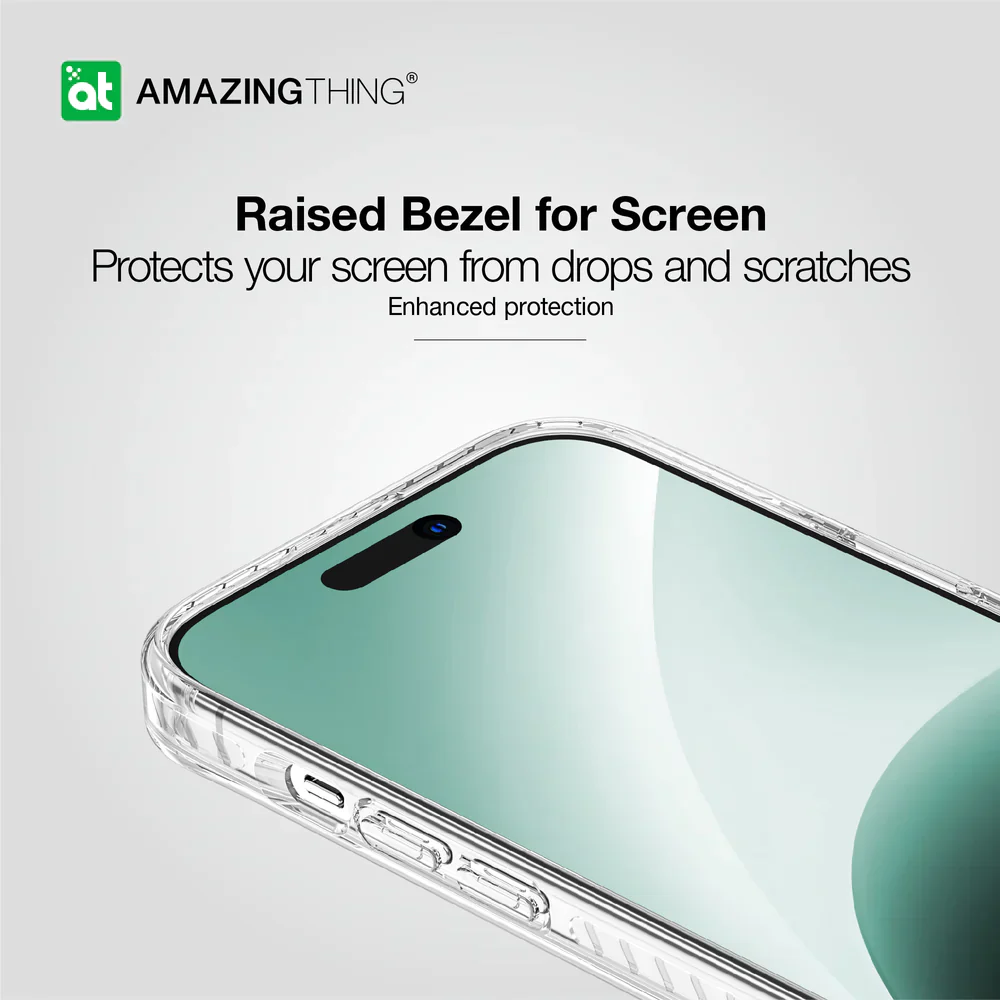 AmazingThings Titan Pro Magnetic Case for iPhone 15 - Clear - Image 2
