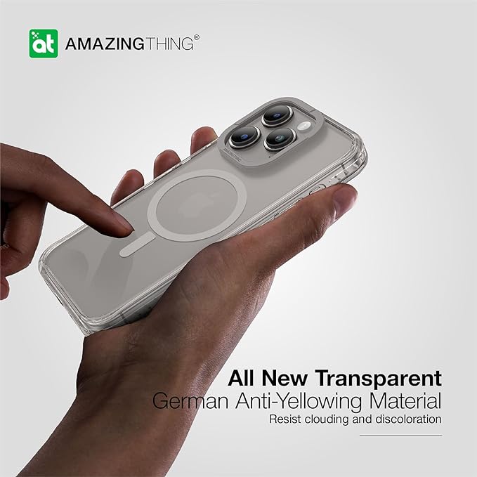 AmazingThings Titan Pro Magnetic Case for iPhone 15 Pro Max - Grey - Image 11