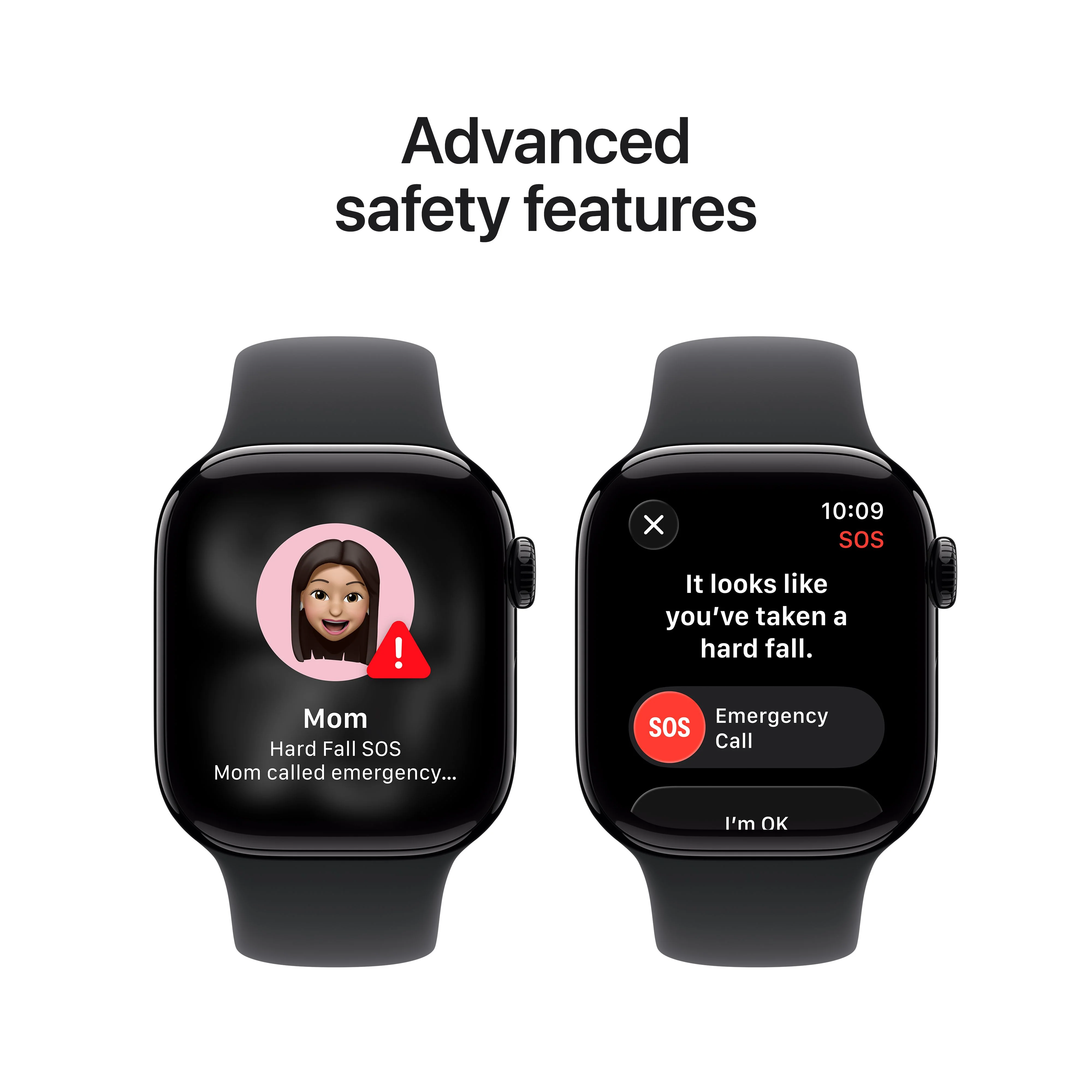 Apple Watch Series 11 GPS 42mm Jet Black Aluminium Case with Black Sport Band - S/M - Image 6