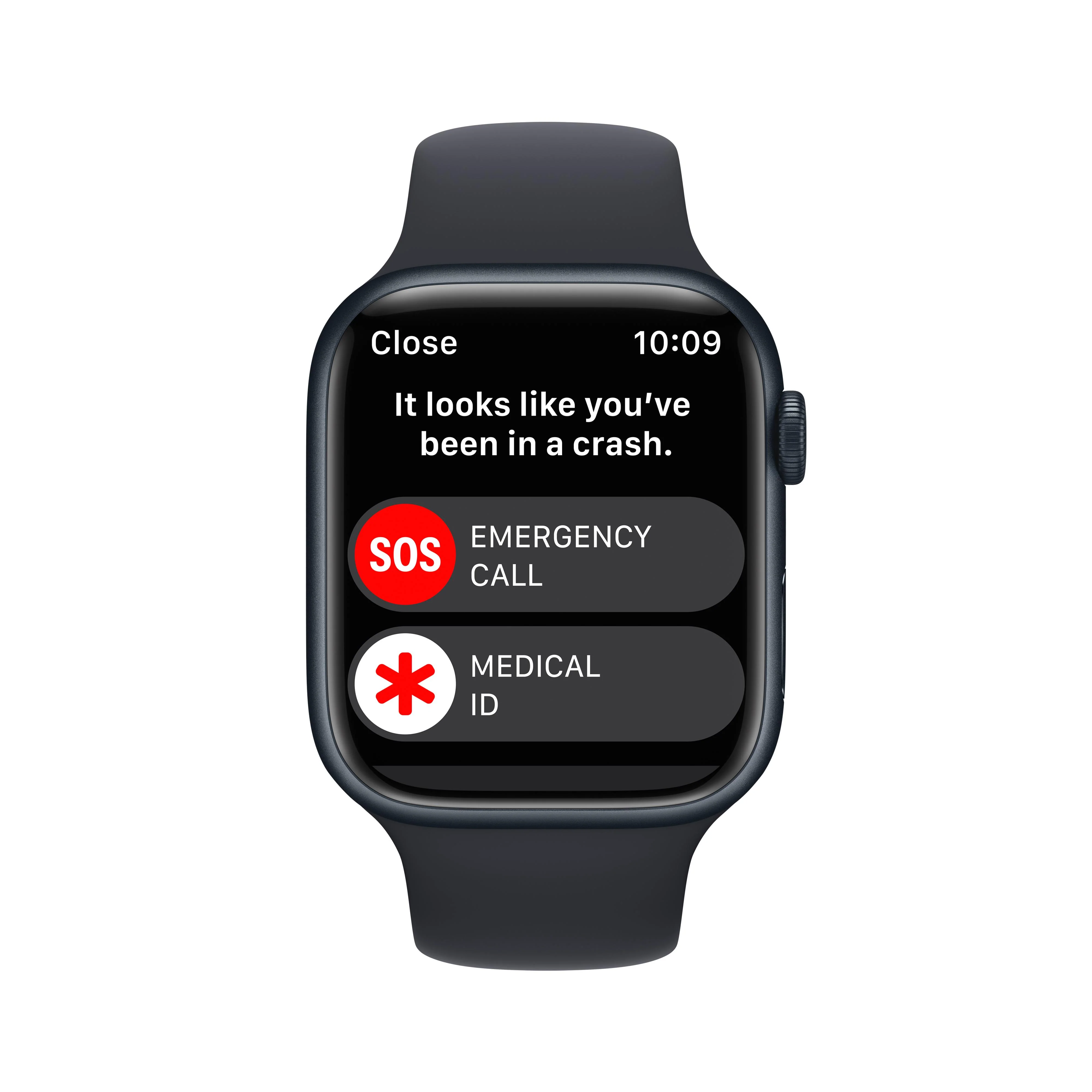 Apple Watch Series 8 GPS + Cellular 45mm Midnight Aluminium Case with Midnight Sport Band - Regular - Image 6