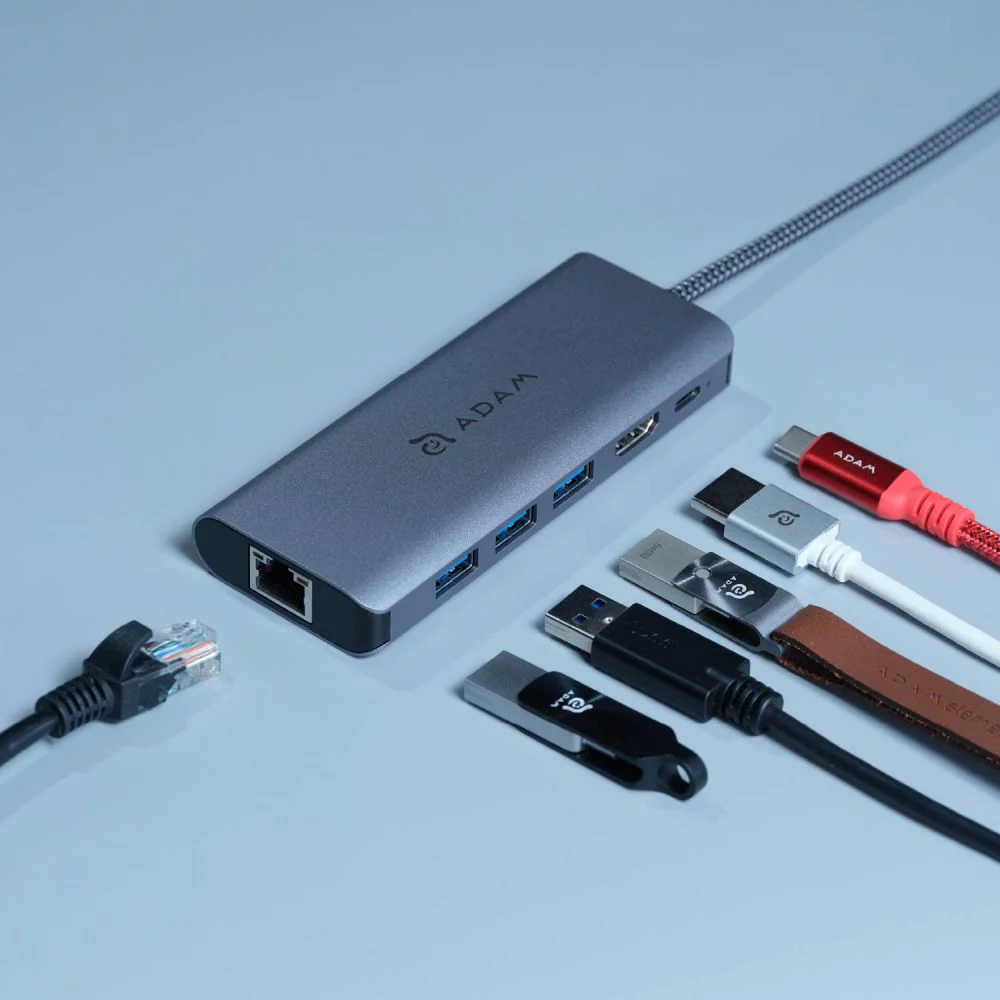 Casa Hub A01s - USB-C 4K 6-in-1 Hub Grey - Image 4