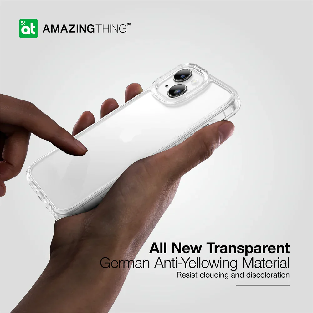 AmazingThing Minimal Drop Proof Case for iPhone 14 Plus - Clear - Image 10