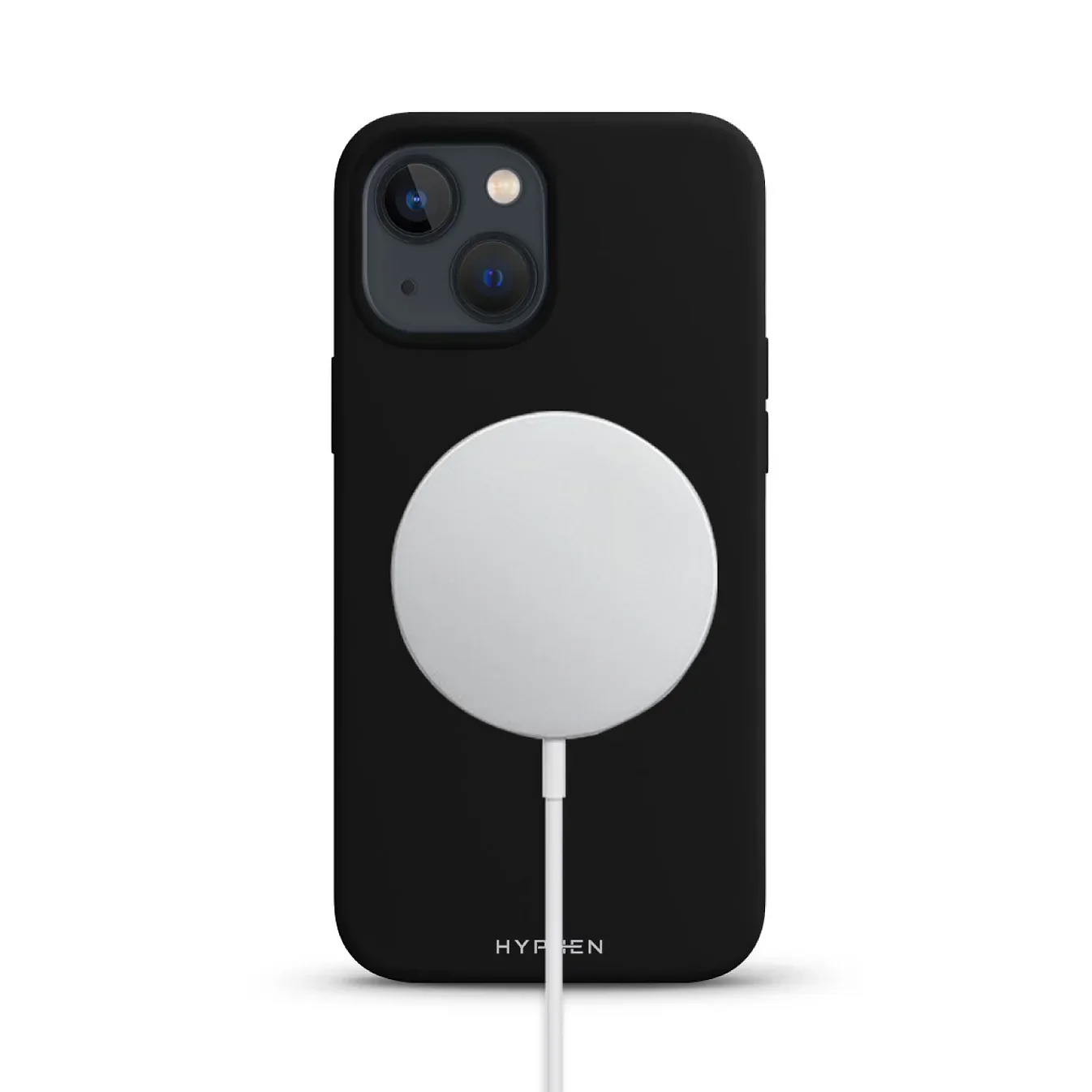 HYPHEN TINT Silicone Magsafe Case for iPhone 14 - Black - Image 7