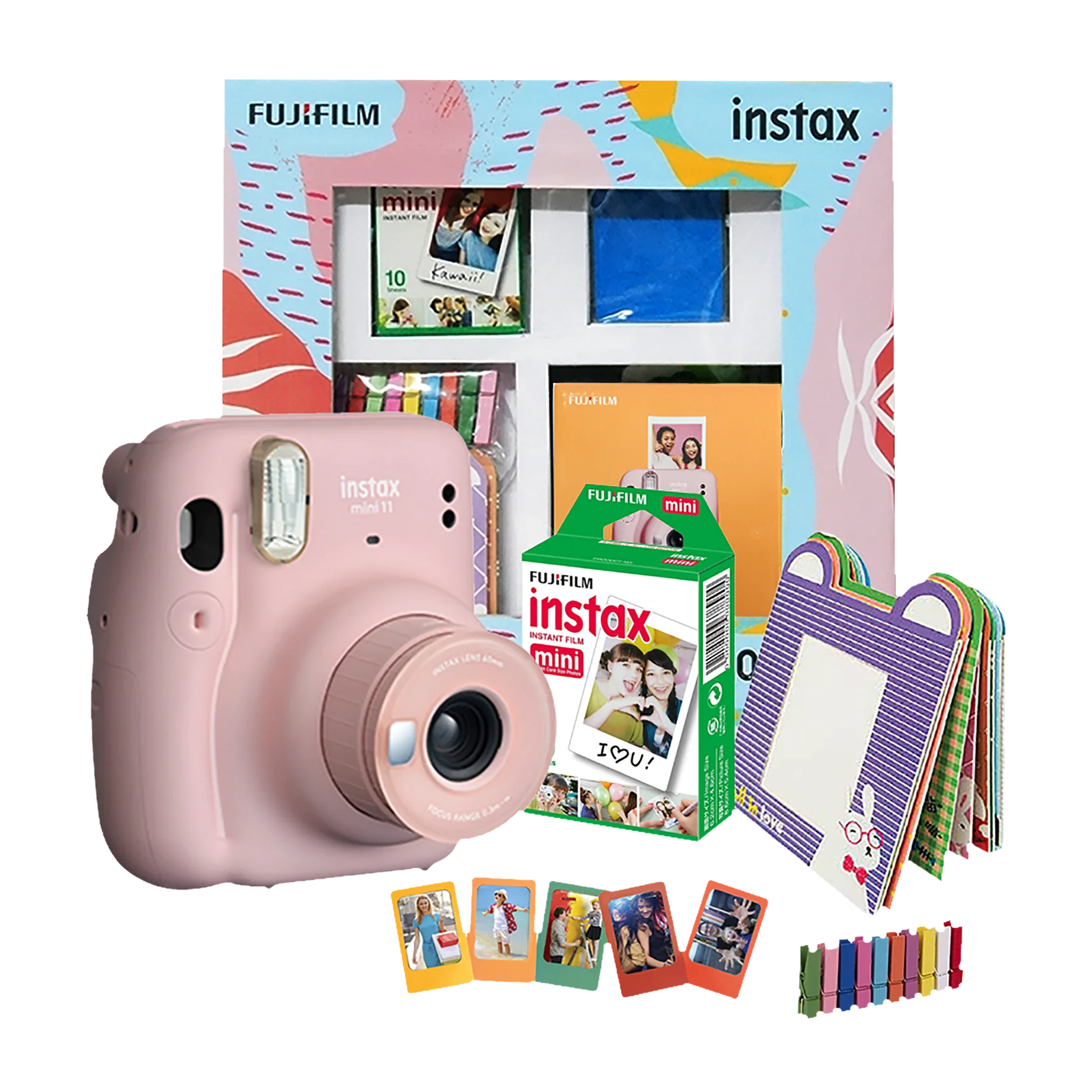 Fujifilm Instax Mini 11 Delight Box (Blush Pink) With 10 Instant Films