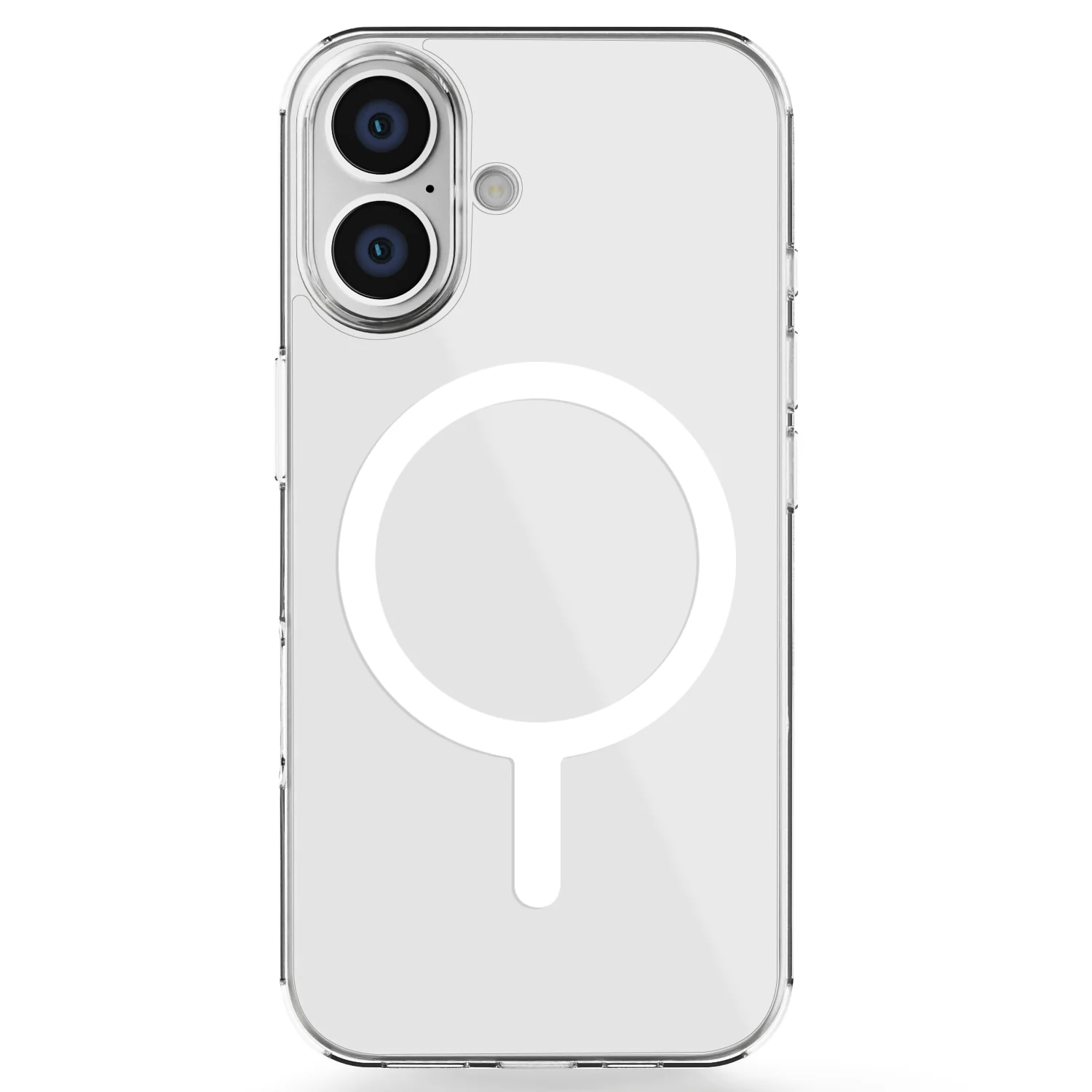 Gripp CLEAR MAGSAFE Case for Apple iPhone 17 (6.3") with White Ring - Clear - Image 2