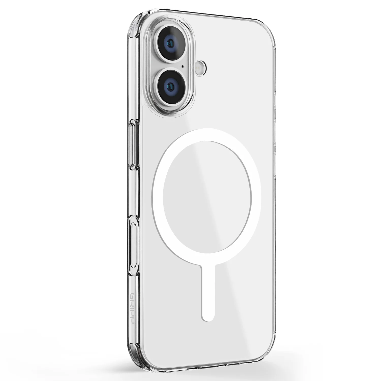 Gripp CLEAR MAGSAFE Case for Apple iPhone 17 (6.3") with White Ring - Clear - Image 3