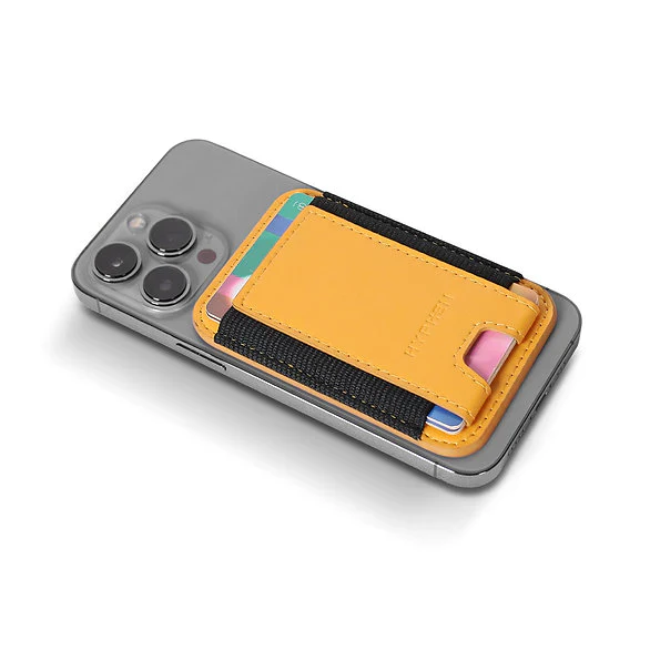 HYPHEN MagSafe Wallet Single Pocket Holder -Orange - Image 2