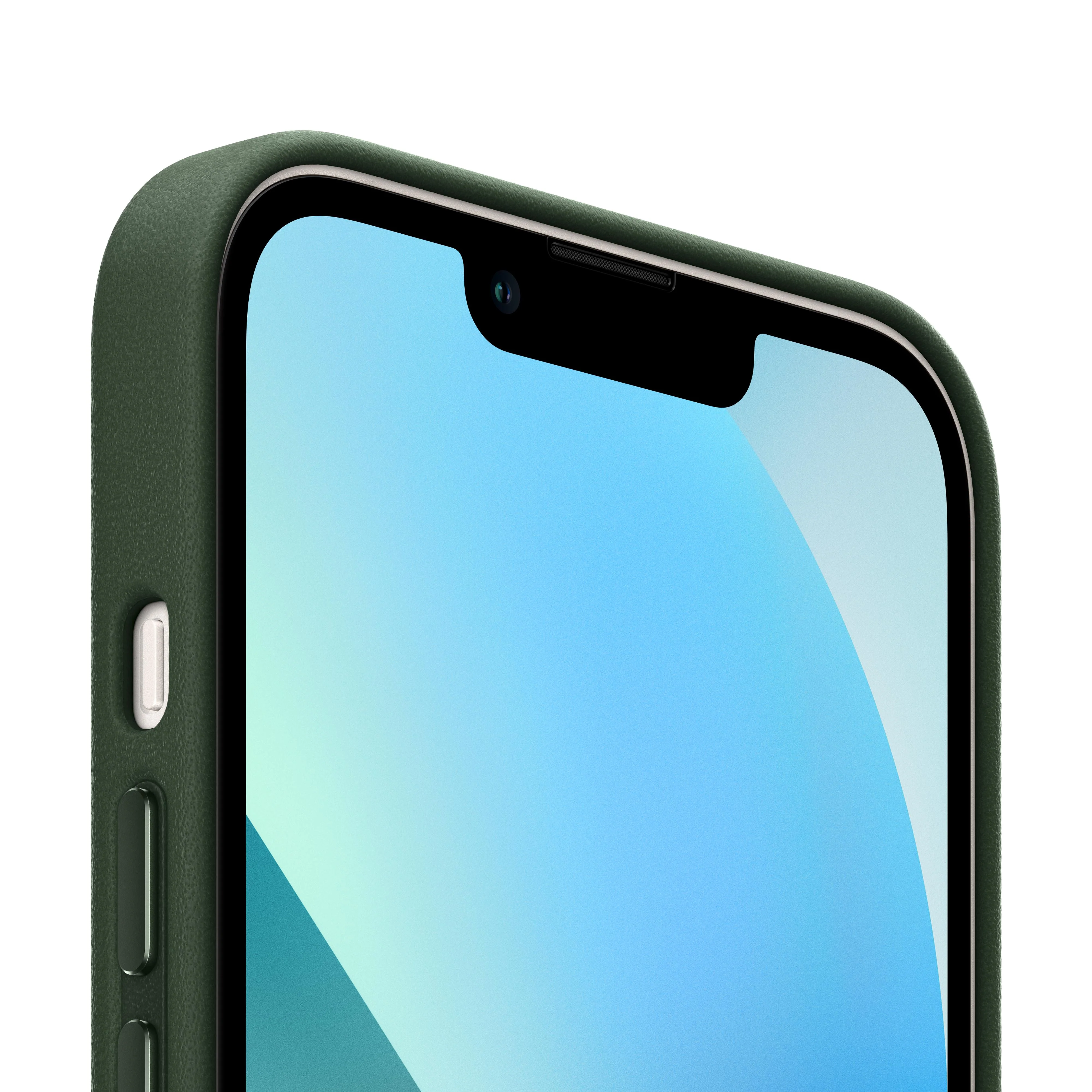 iPhone 13 mini Leather Case with MagSafe - Sequoia Green - Image 2