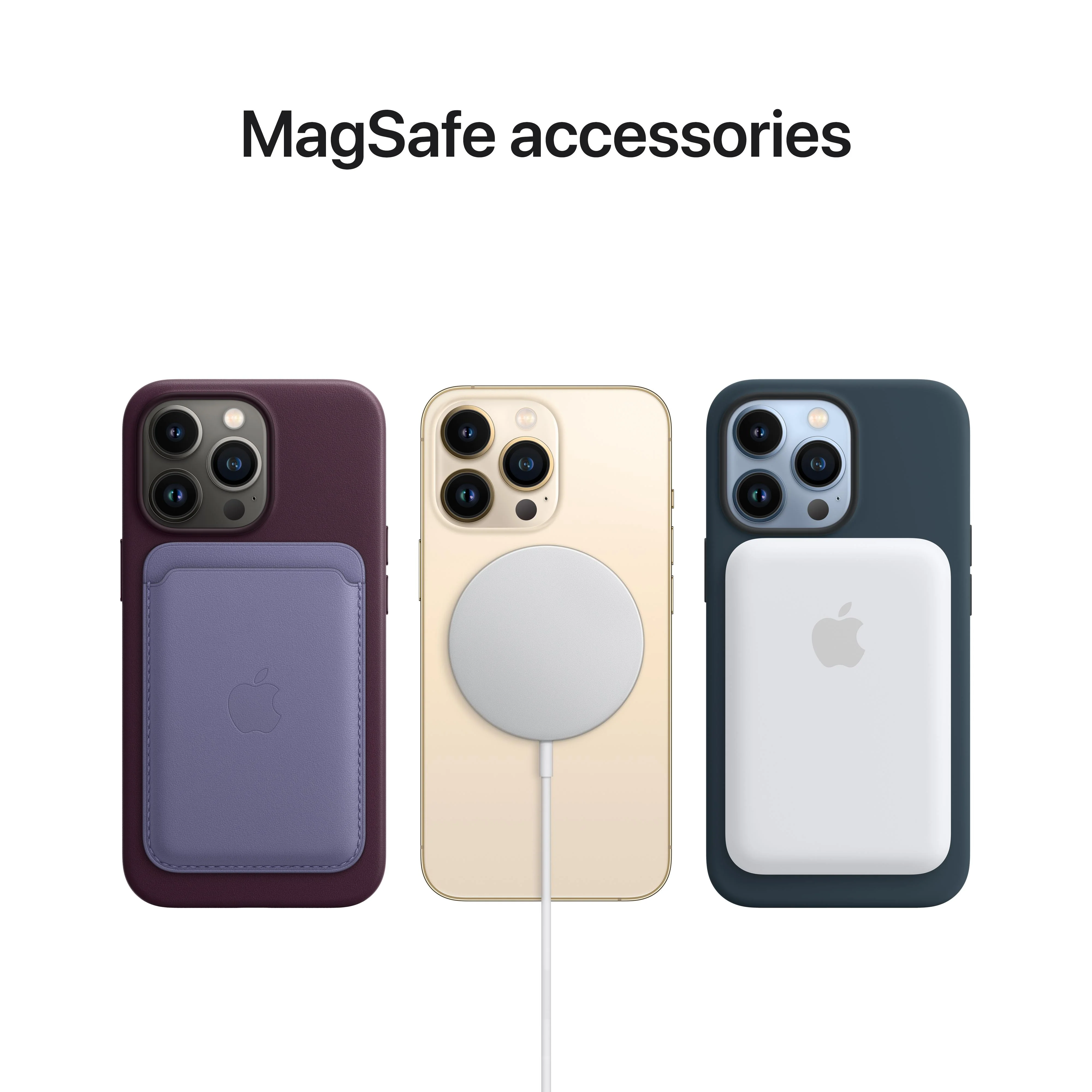 iPhone 13 Pro Max Leather Case with MagSafe - Midnight - Image 4