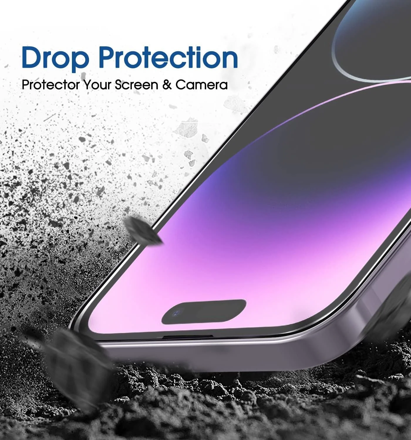 Vaku Luxos® 3D Tempered Glass Screen Protector for iPhone 14 Pro - Clear1(8905129024703) - Image 5