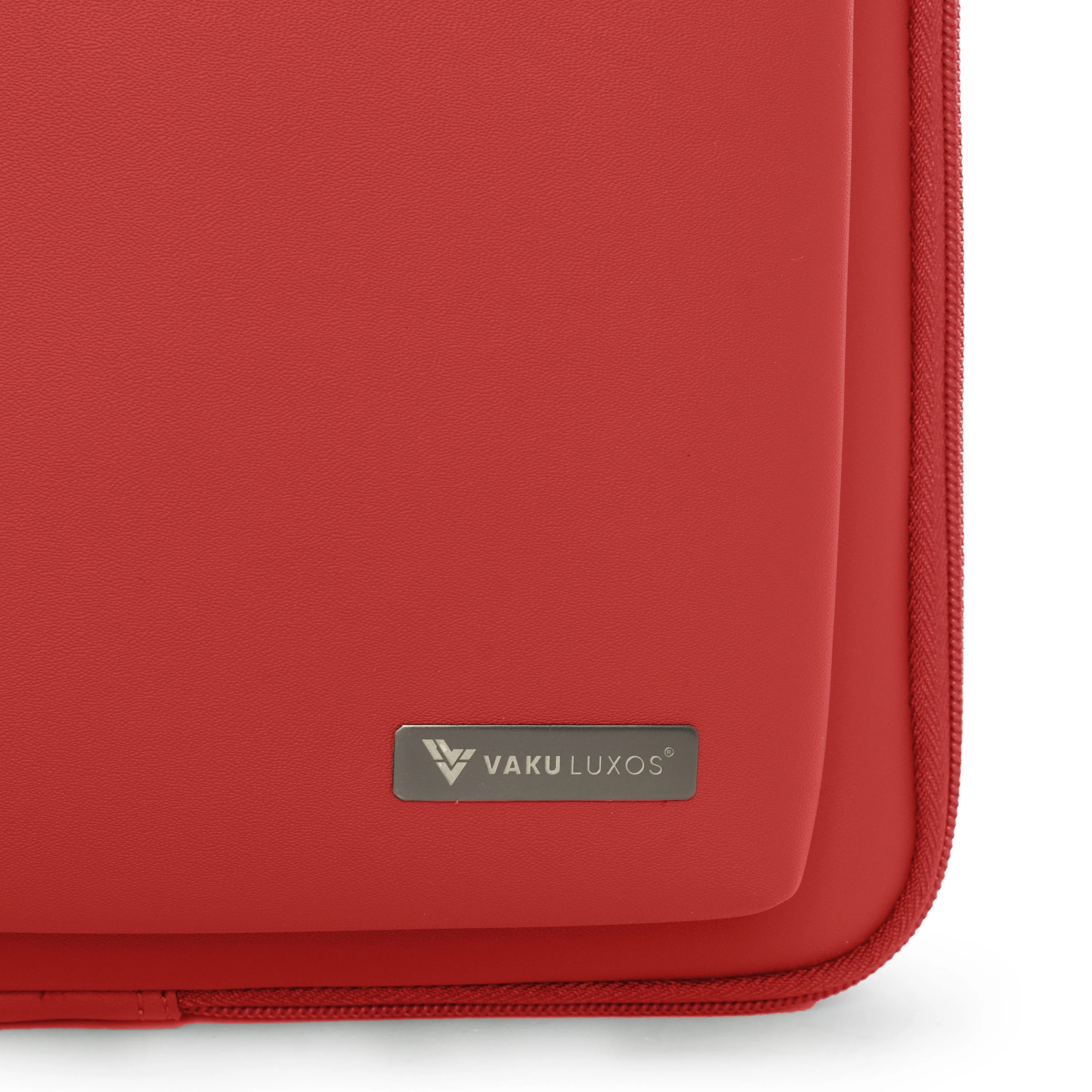 Vaku Luxos® DA VALENCIA MESTELLA SERIES for Macbook 14" Refined Leather Sleeve with Strap highly durable - Red(8905129019716) - Image 4