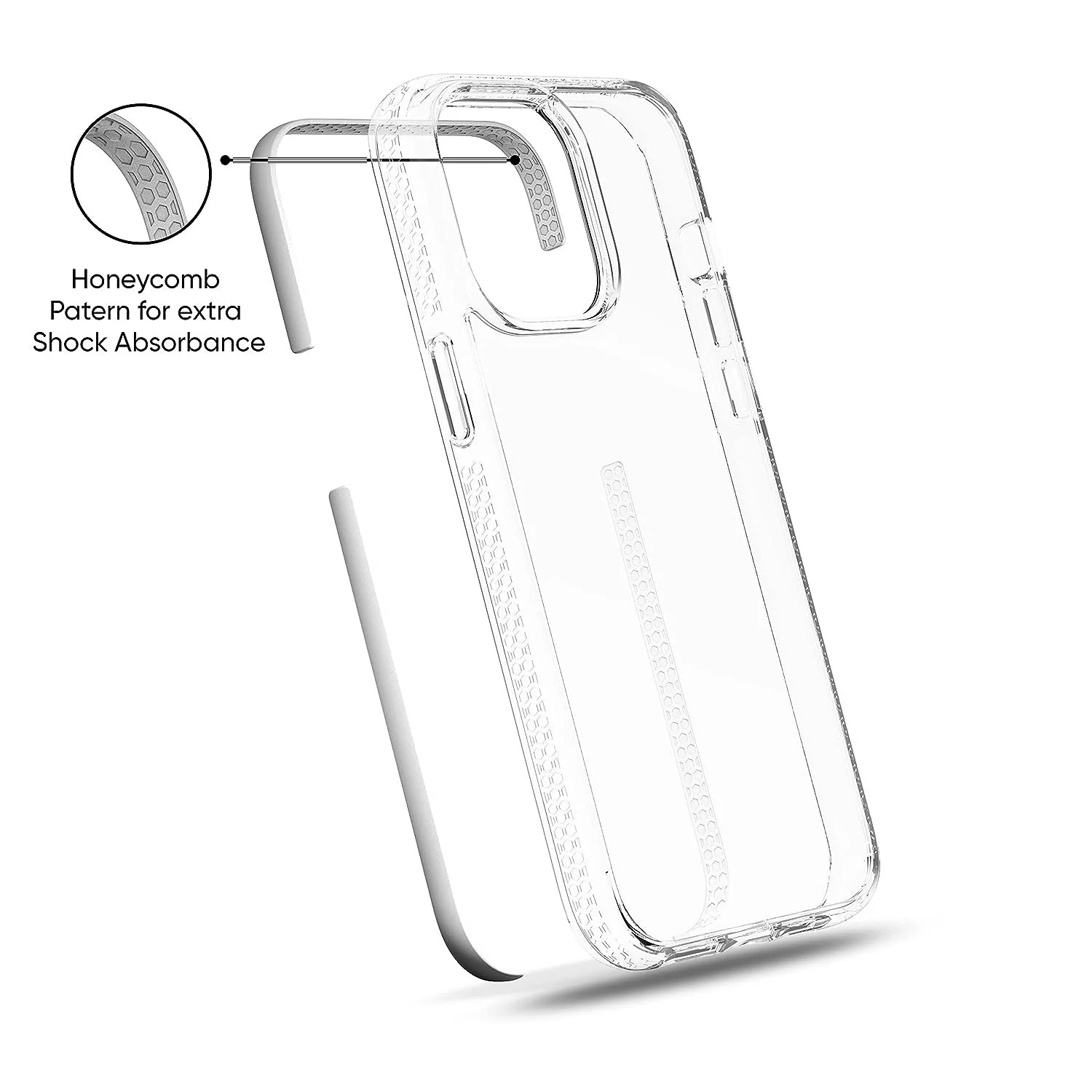 Vaku Luxos® Guard Series case for iPhone 14 Pro - White(8905129022433) - Image 4