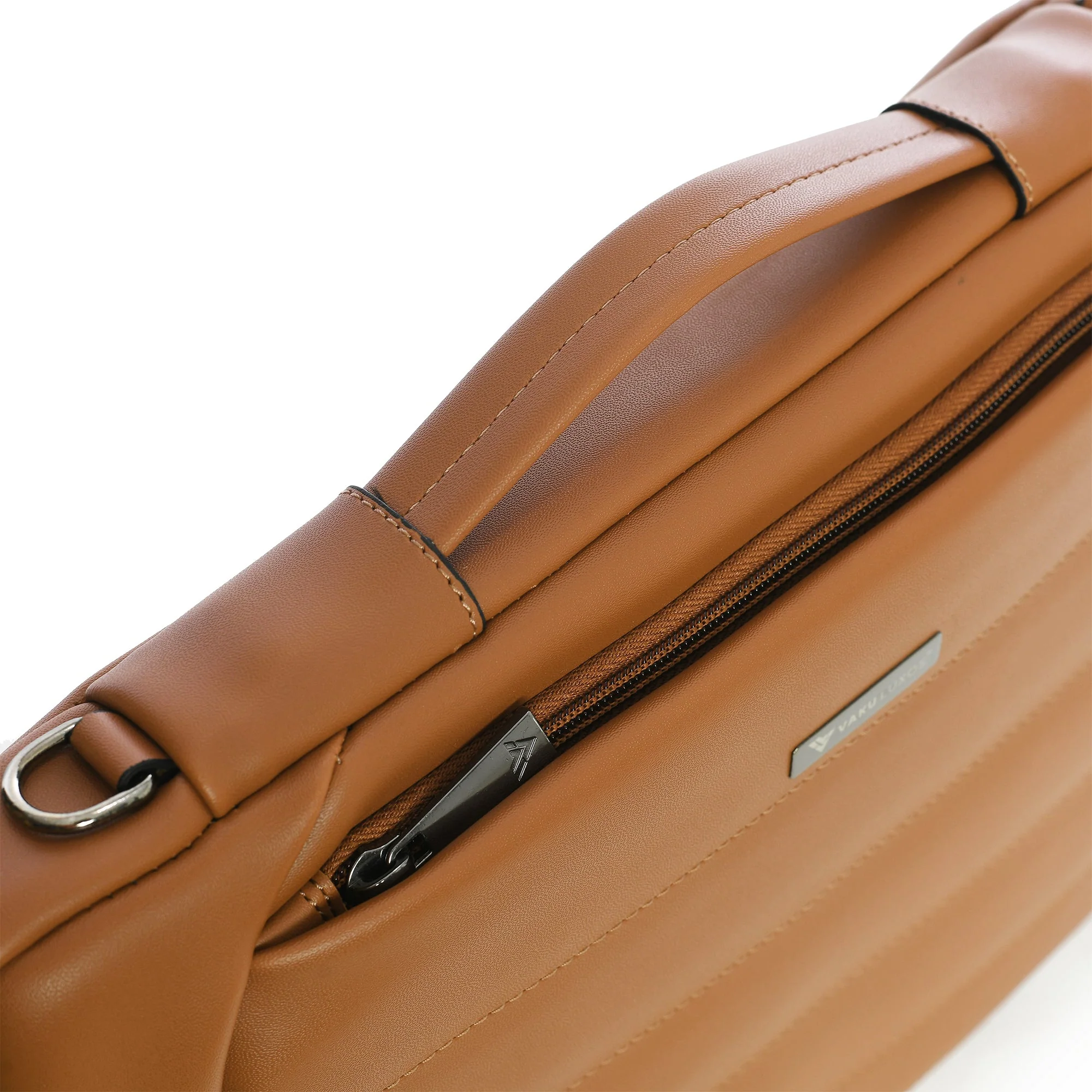 Vaku Luxos® Lasa Chivelle Premium Collection Sleeve for Macbook 13"|14" with Strap highly durable - Mustard(8905129017866) - Image 6