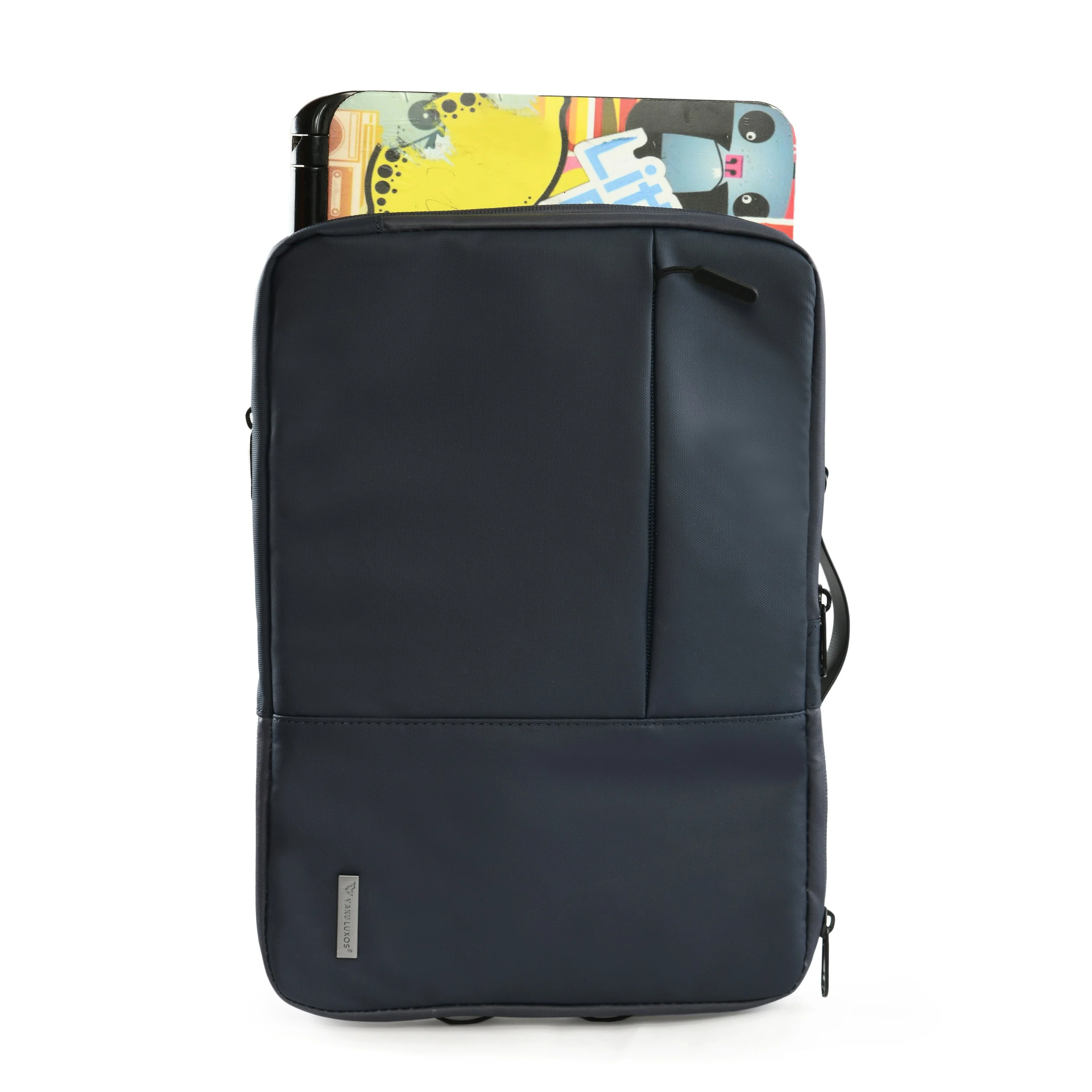 Vaku Luxos® Vuitton Series Multiuility Bag for Macbook 14" - Blue(8905129019747) - Image 5