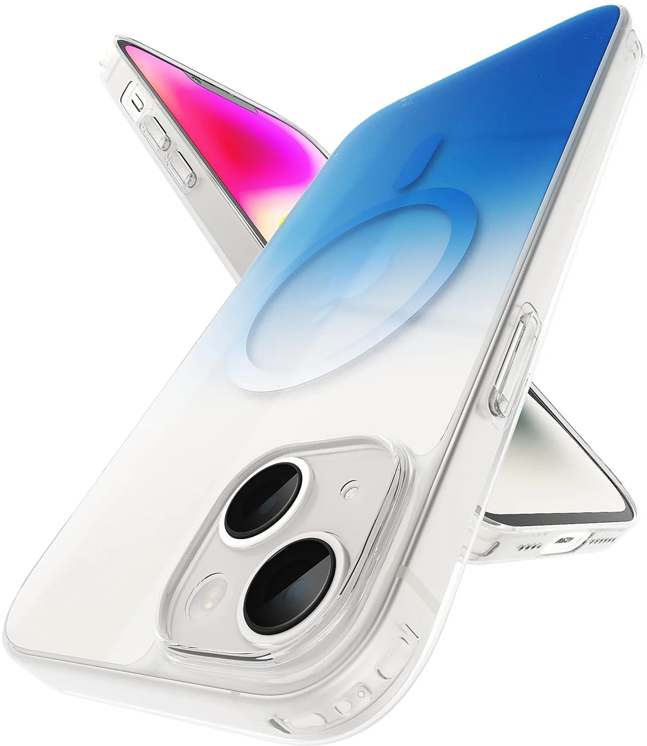 Vaku Luxos® ZURICH MAGPRO Colored case for iPhone 14 Plus - Blue(8905129022044) - Image 4